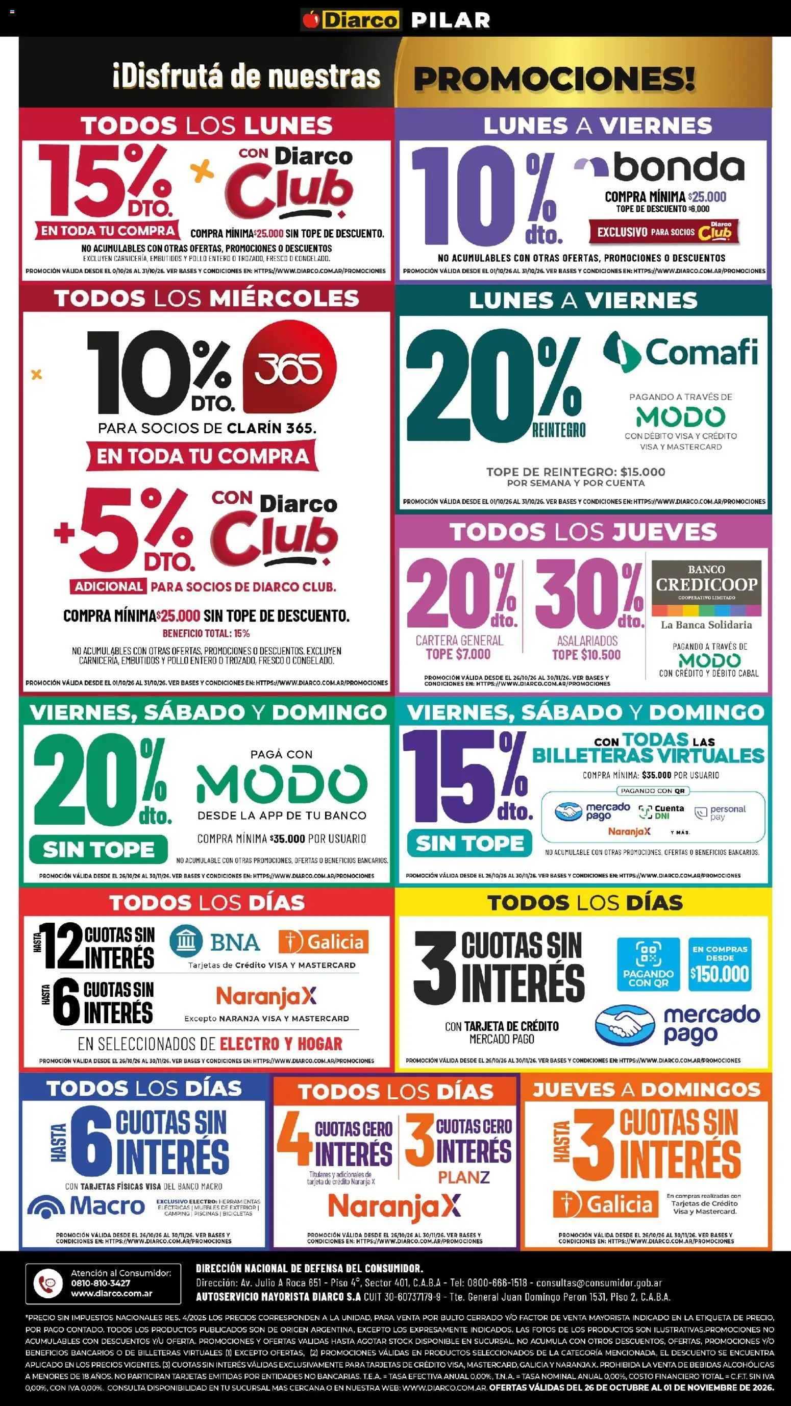 Vista previa del folleto de la tienda Diarco válido desde el 26/10/2026 