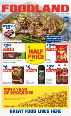 Preview of catalogue Foodland catalogue from shop Foodland valid 08/07/2026