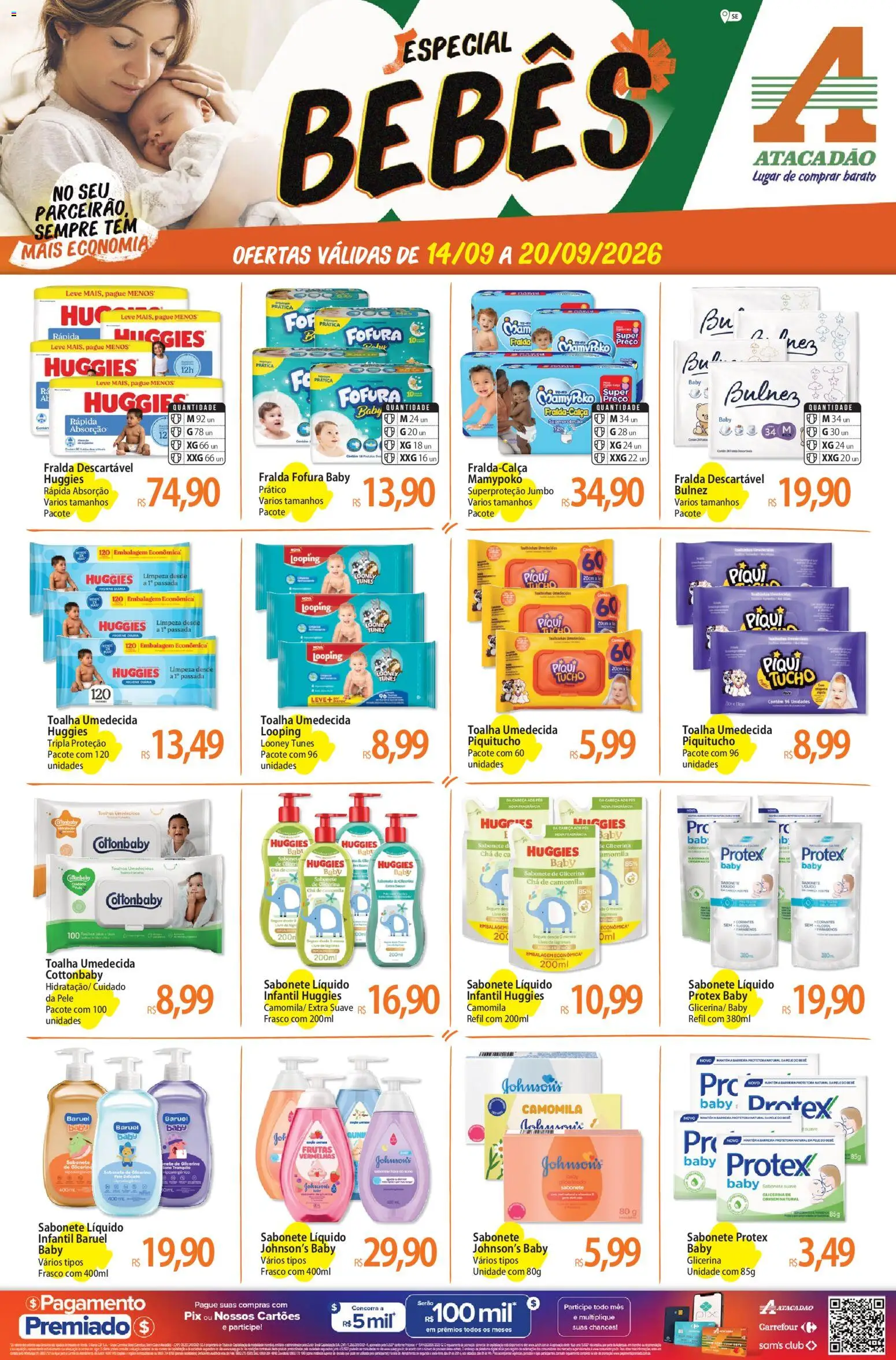 Pré-Visualização do folheto "Atacadão ofertas - SE" da loja Atacadão válido a partir de 14/09/2026