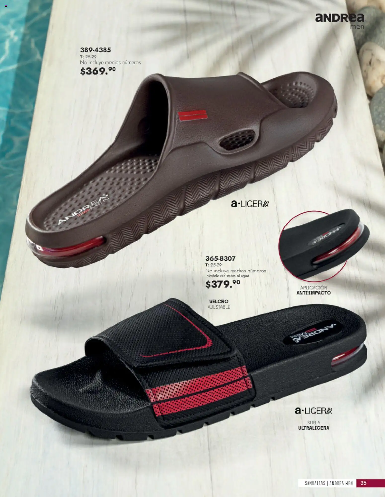 Vista previa las ofertas de la tienda Andrea - Andrea catálogo Calzado Caballero desde el 24/05/2026 - Sandalias