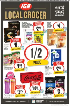 Preview of catalogue IGA Local Grocer SA from shop IGA valid 29/07/2026