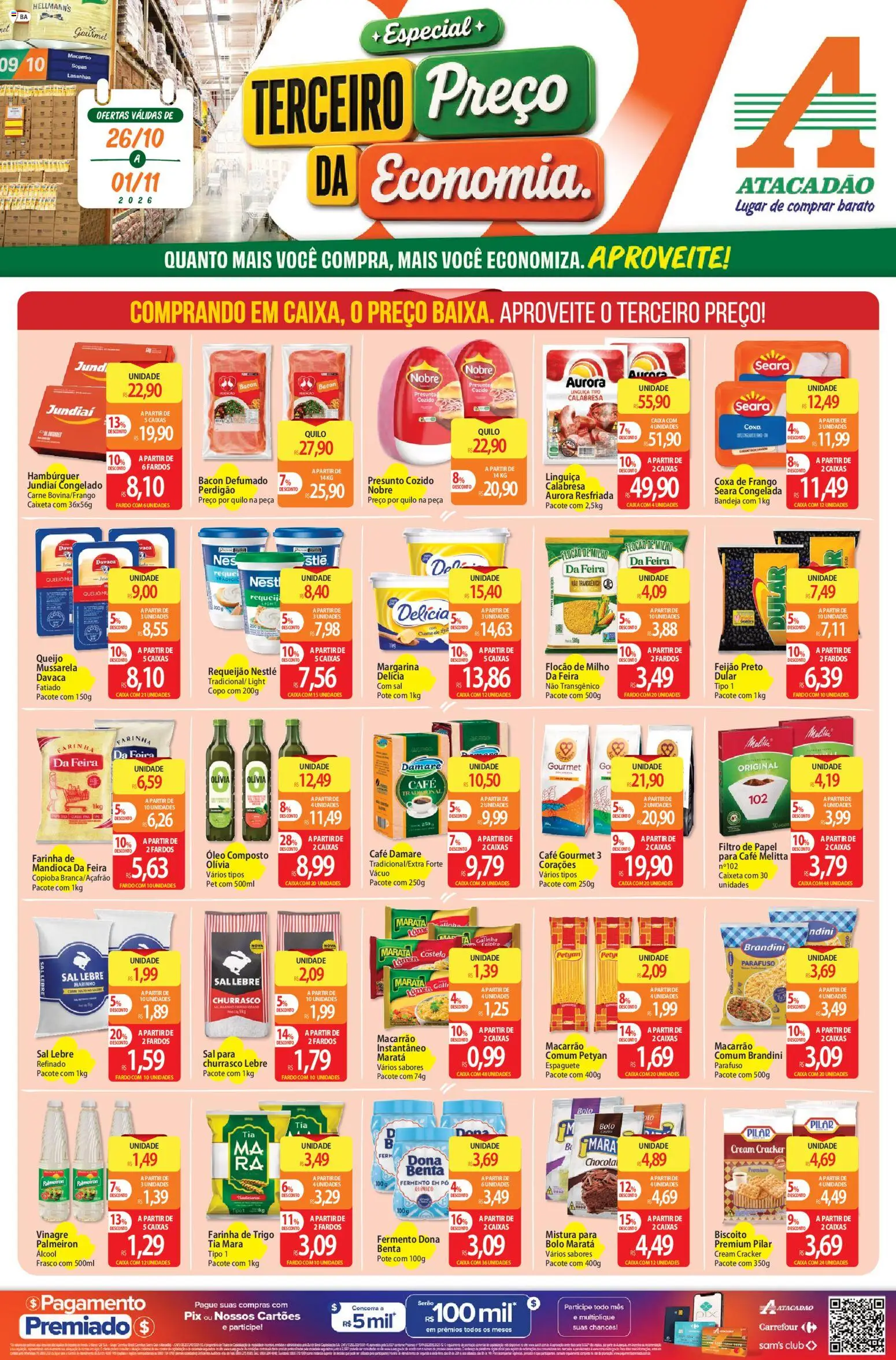 Pré-Visualização do folheto "Atacadão ofertas - BA" da loja Atacadão válido a partir de 26/10/2026
