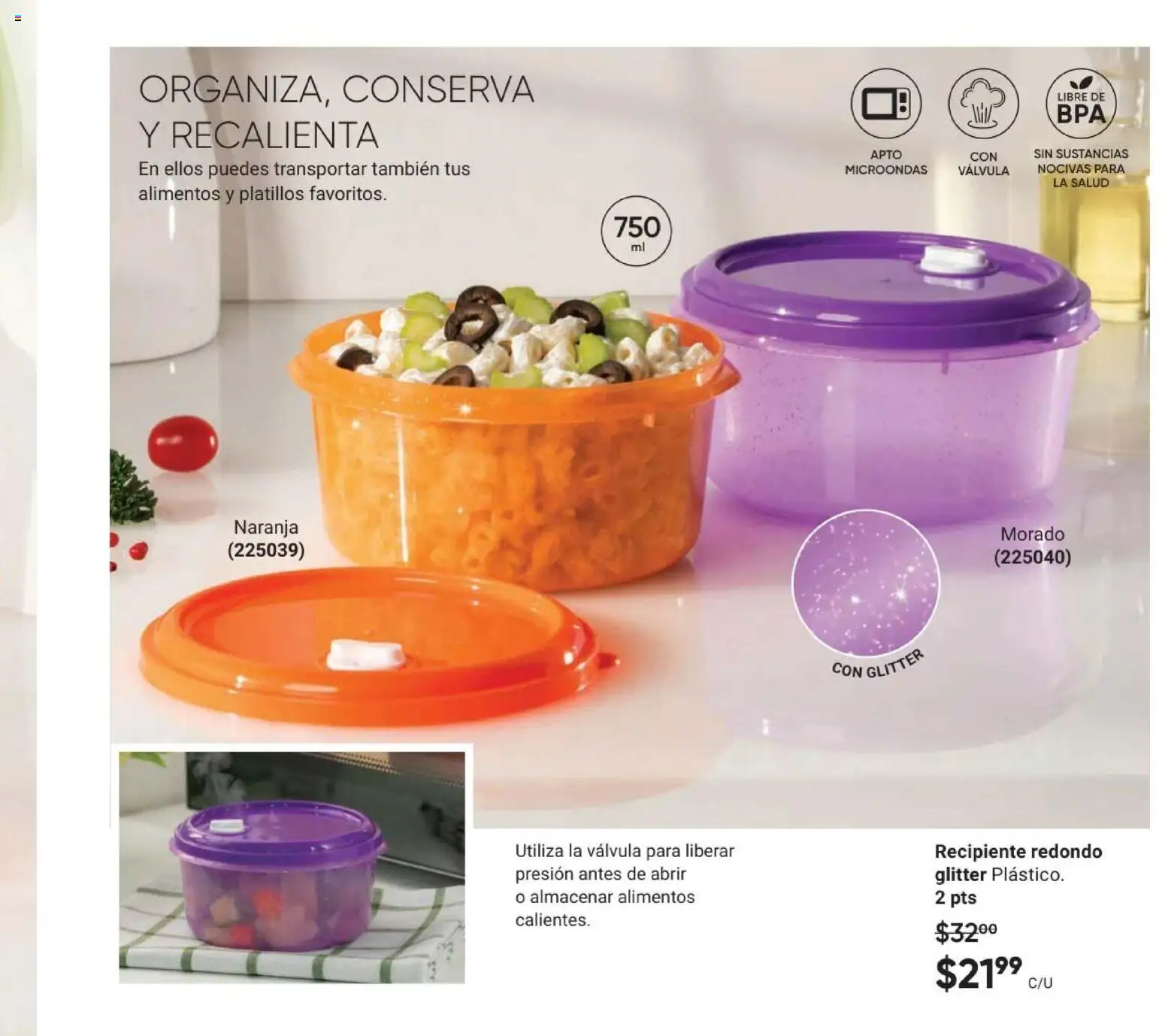 Vista previa las ofertas de la tienda AVON - AVON Casa & Estilo 8 2026 desde el 08/05/2026 - Microondas, Alimentos, Válvula, Glitter