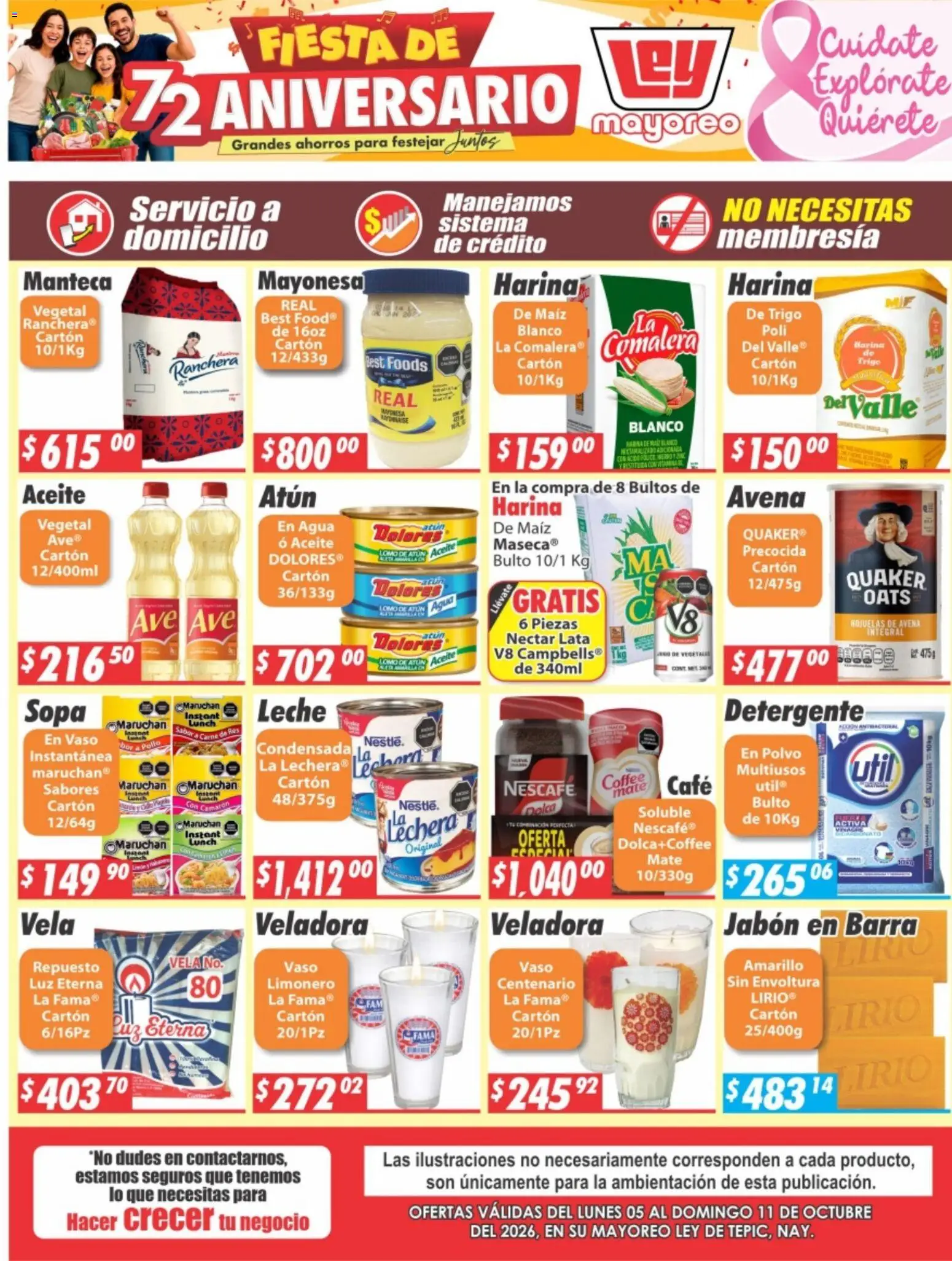 Vista previa las ofertas de la tienda Casa Ley - Casa Ley folleto Tepic desde el 05/10/2026 