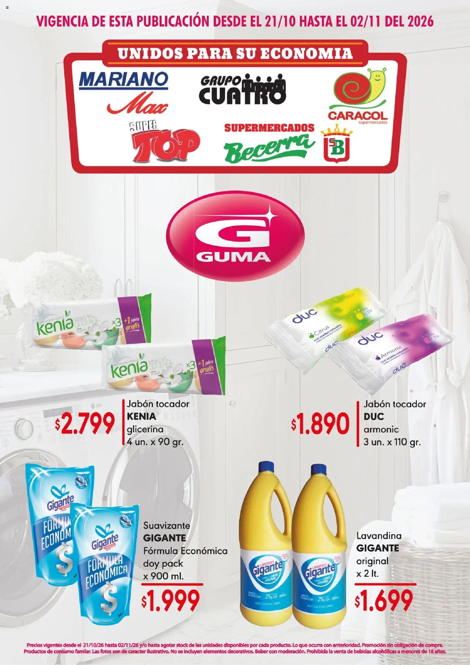 Vista previa del folleto de la tienda Mariano Max válido desde el 21/10/2026 