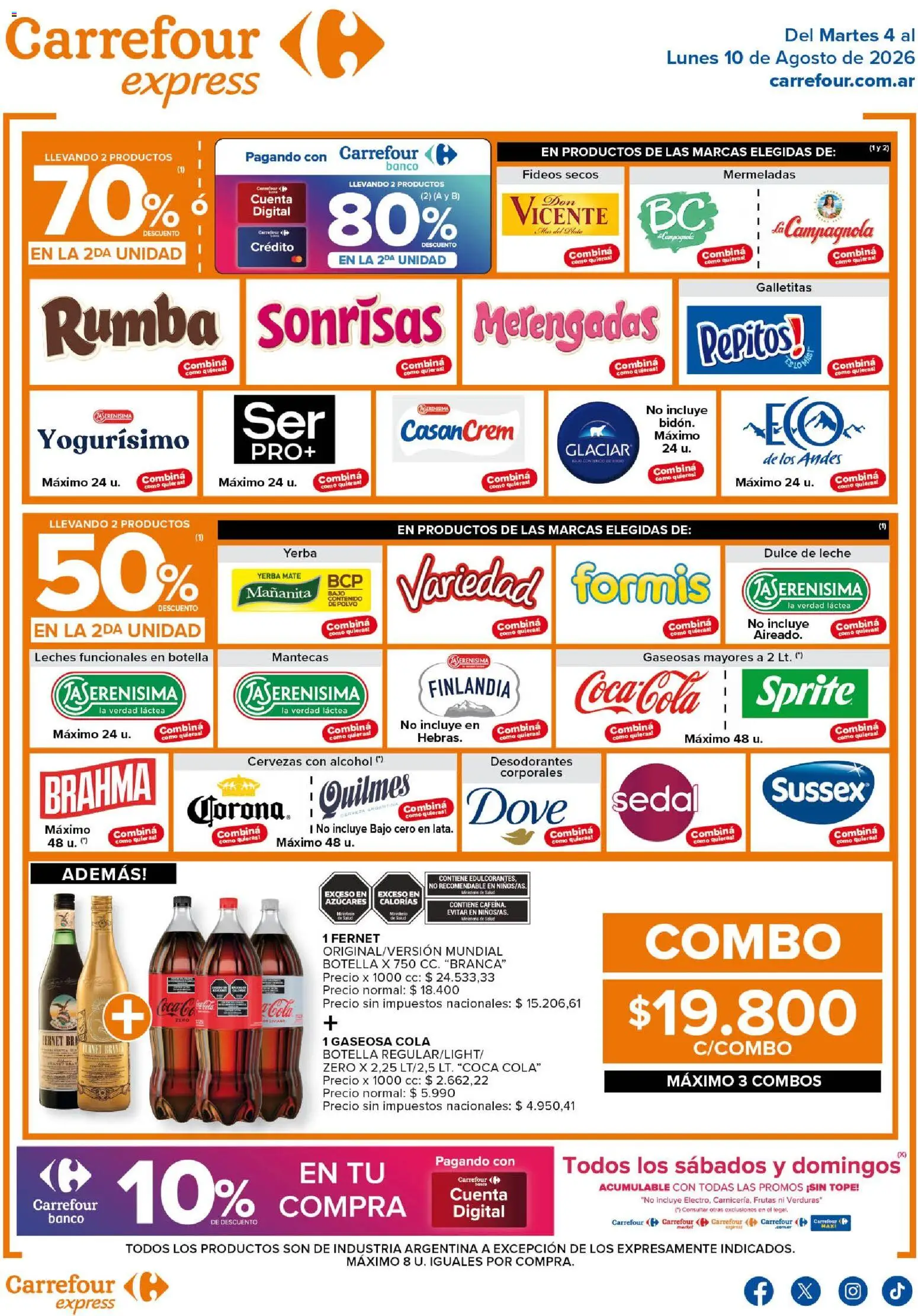 Vista previa del folleto de la tienda Carrefour Express válido desde el 04/08/2026 