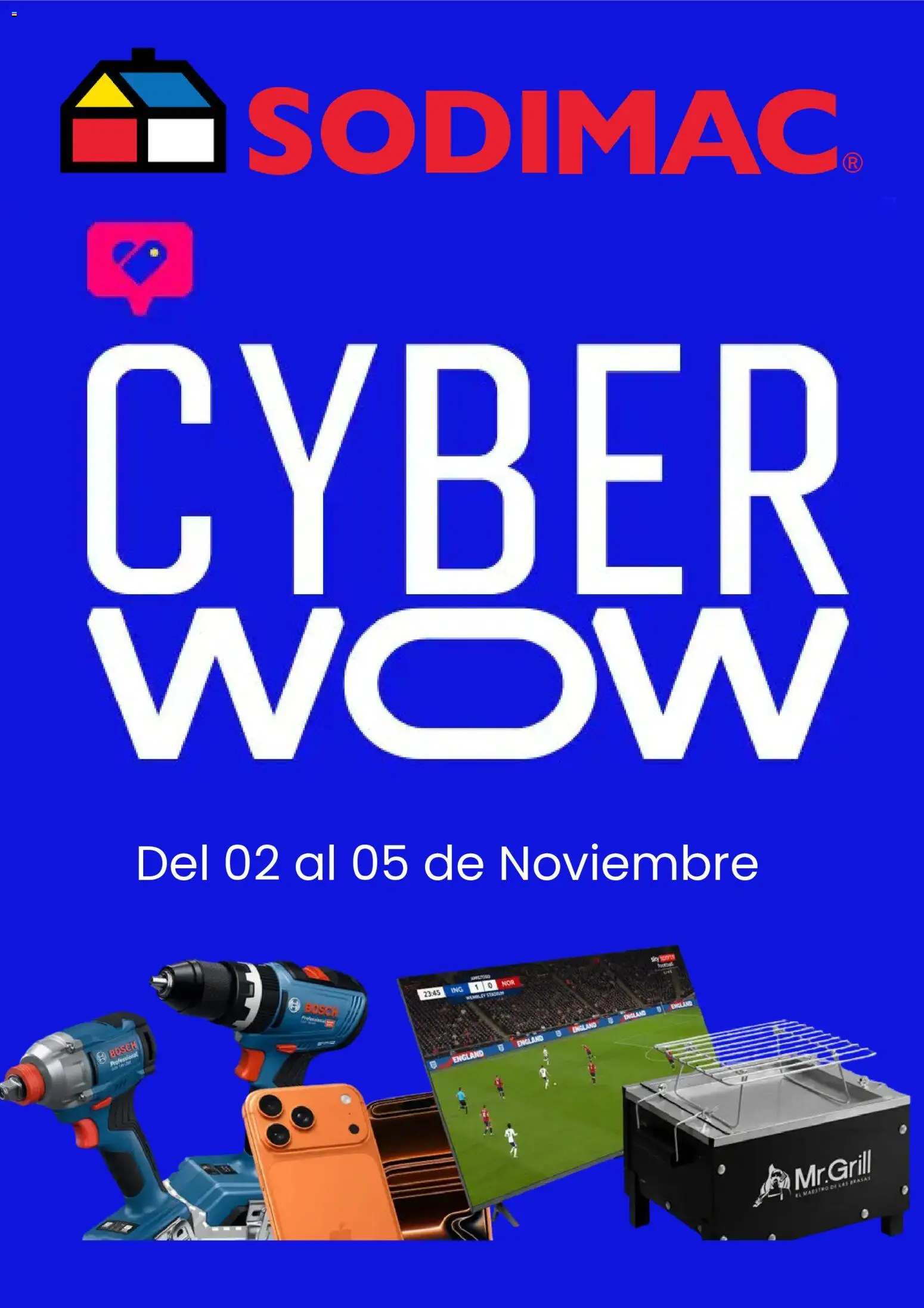 Vista previa de Sodimac Cyber Wow Aviso de la tienda Sodimac válido desde 26/10/2026