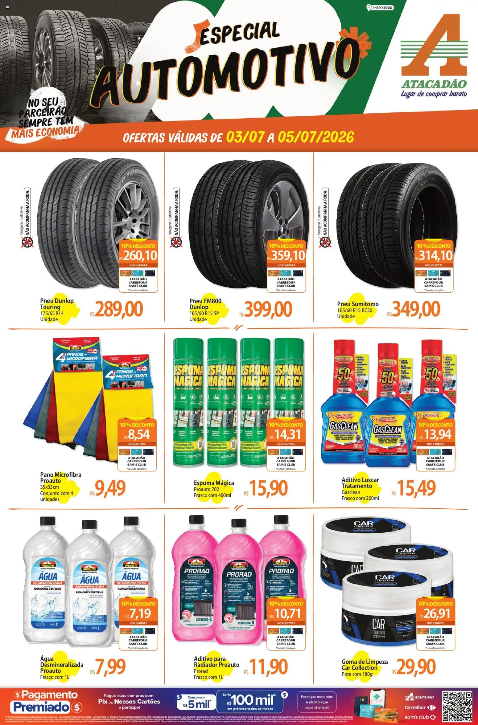 Pré-Visualização do folheto "Atacadão ofertas - GO" da loja Atacadão válido a partir de 03/07/2026