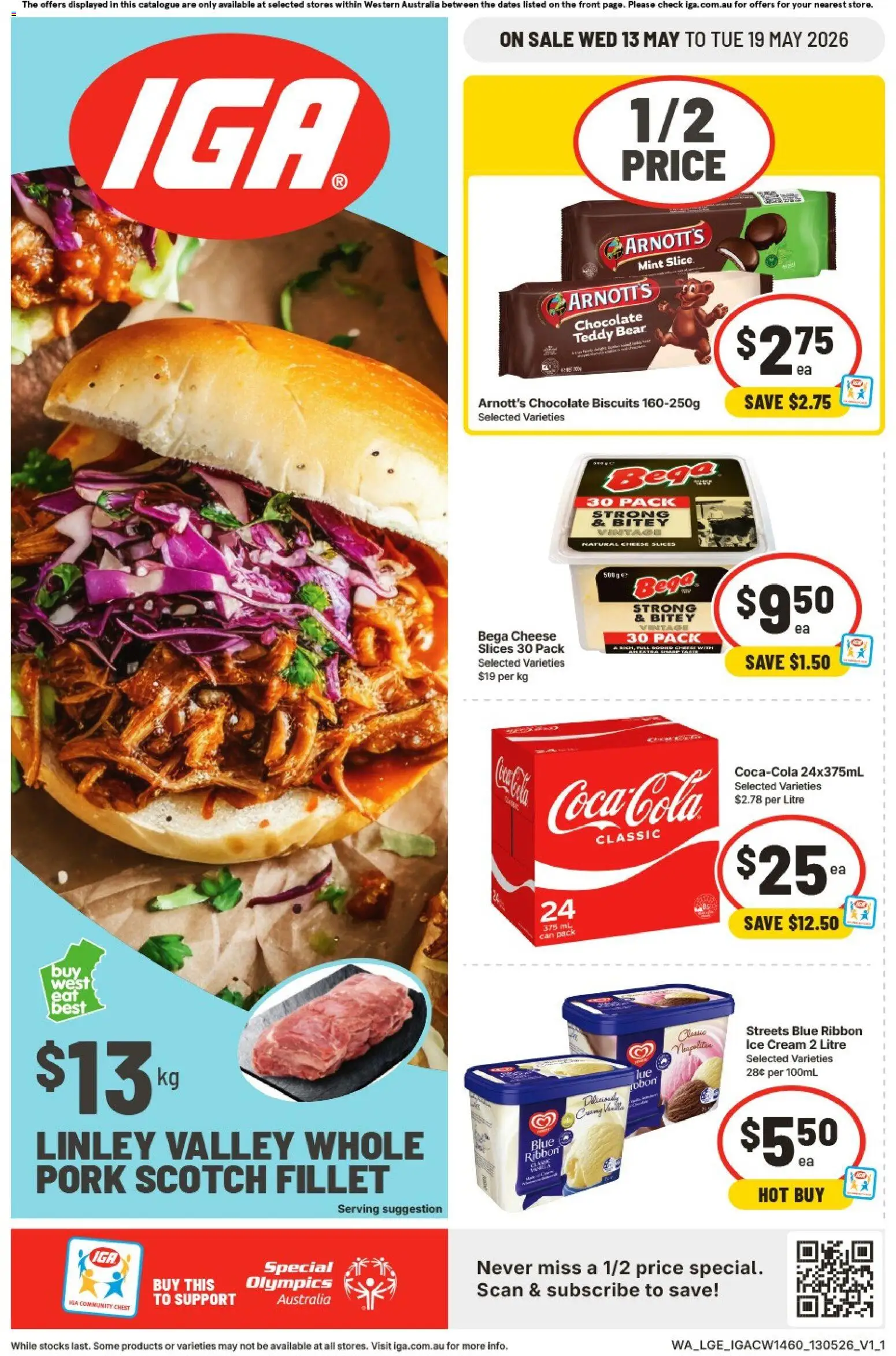 Preview of catalogue IGA catalogue WA from shop IGA valid 13/05/2026