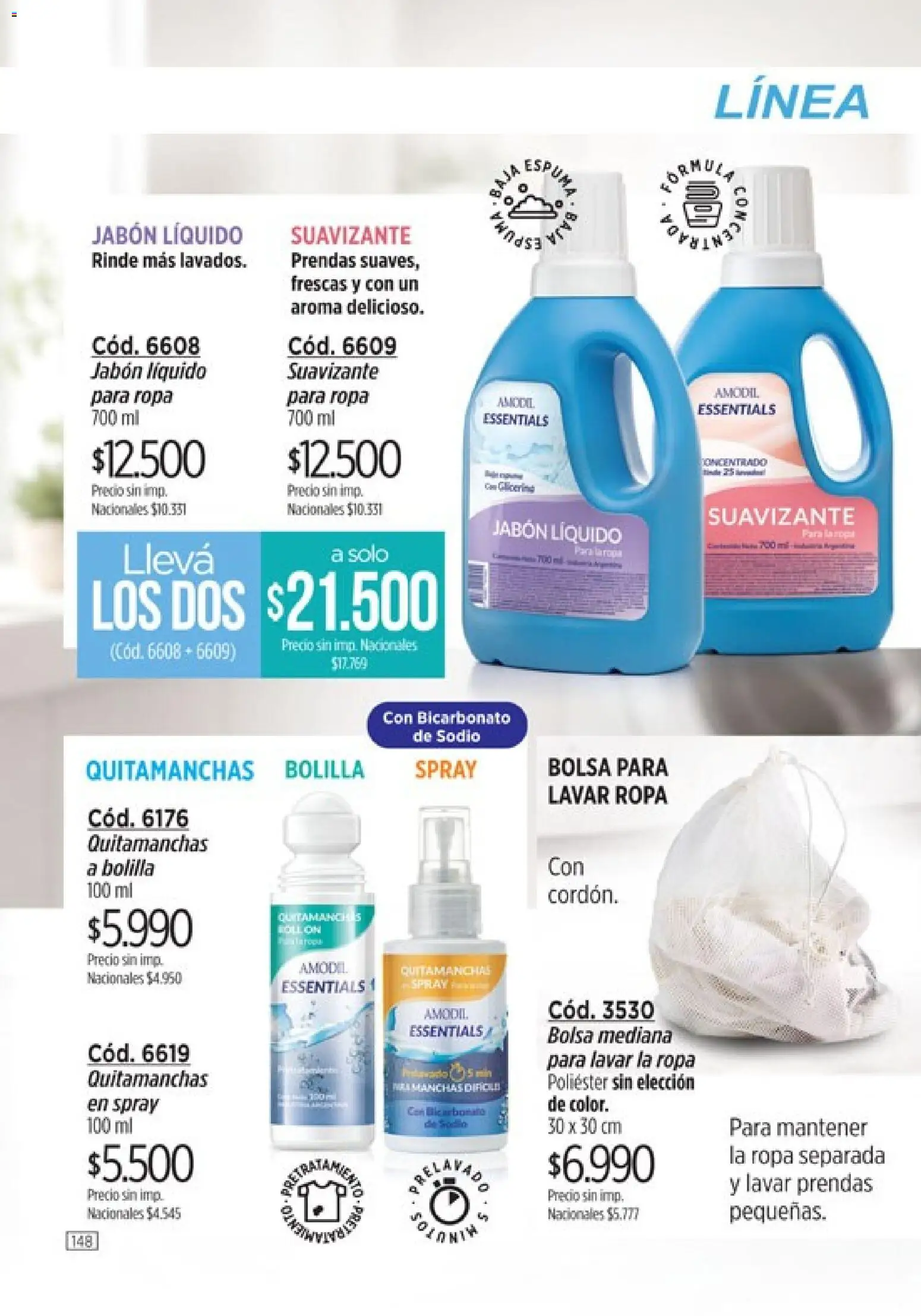 Vista previa del folleto de la tienda Amodil válido desde el 01/10/2026 - Ropa, Bolsa, Jabón, Jabón líquido, Suavizante, Suavizante para ropa, Quitamanchas