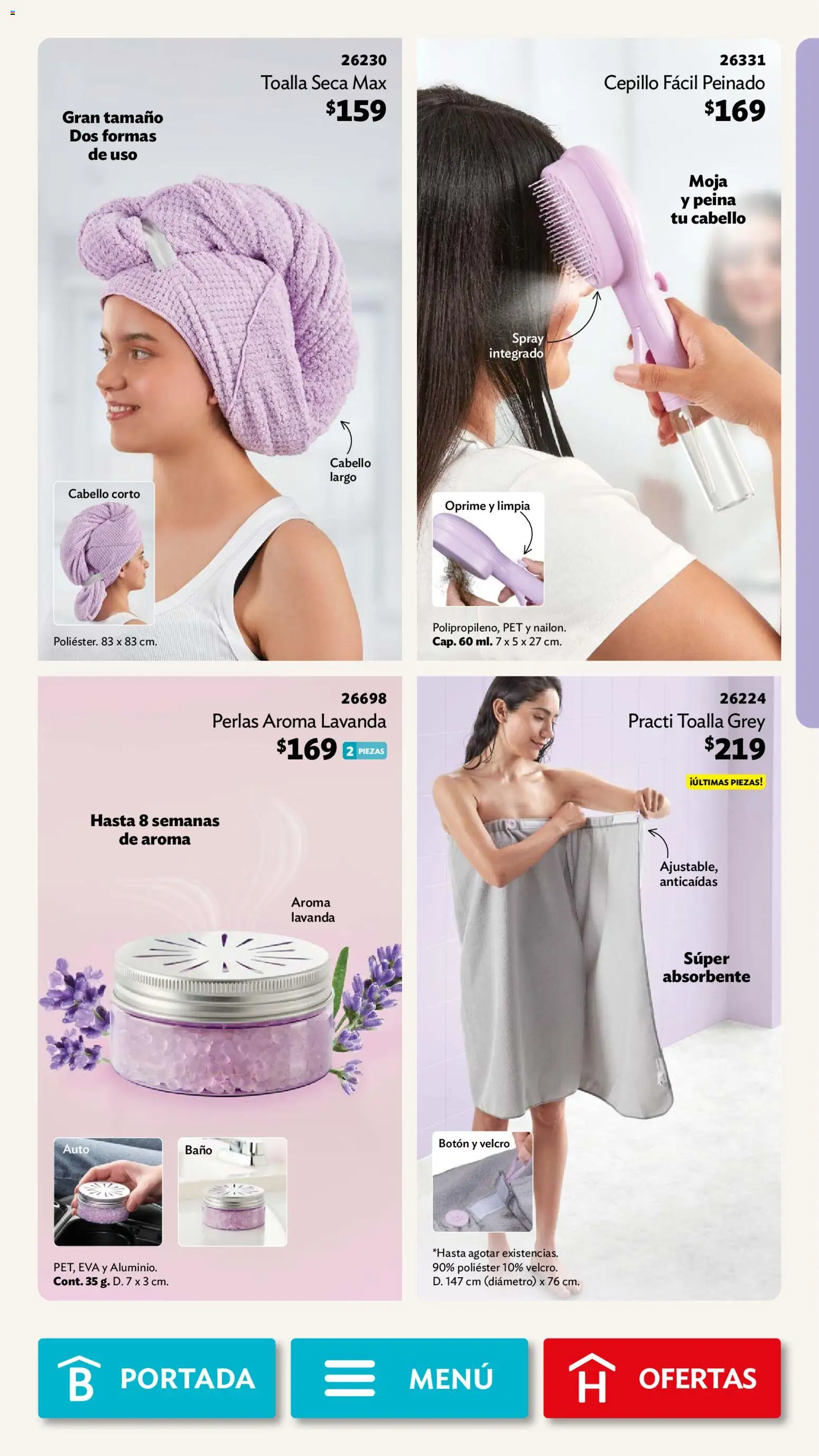 Vista previa las ofertas de la tienda Betterware - Betterware campaña 10 2026 desde el 28/09/2026 - Baño, Toalla, Cepillo