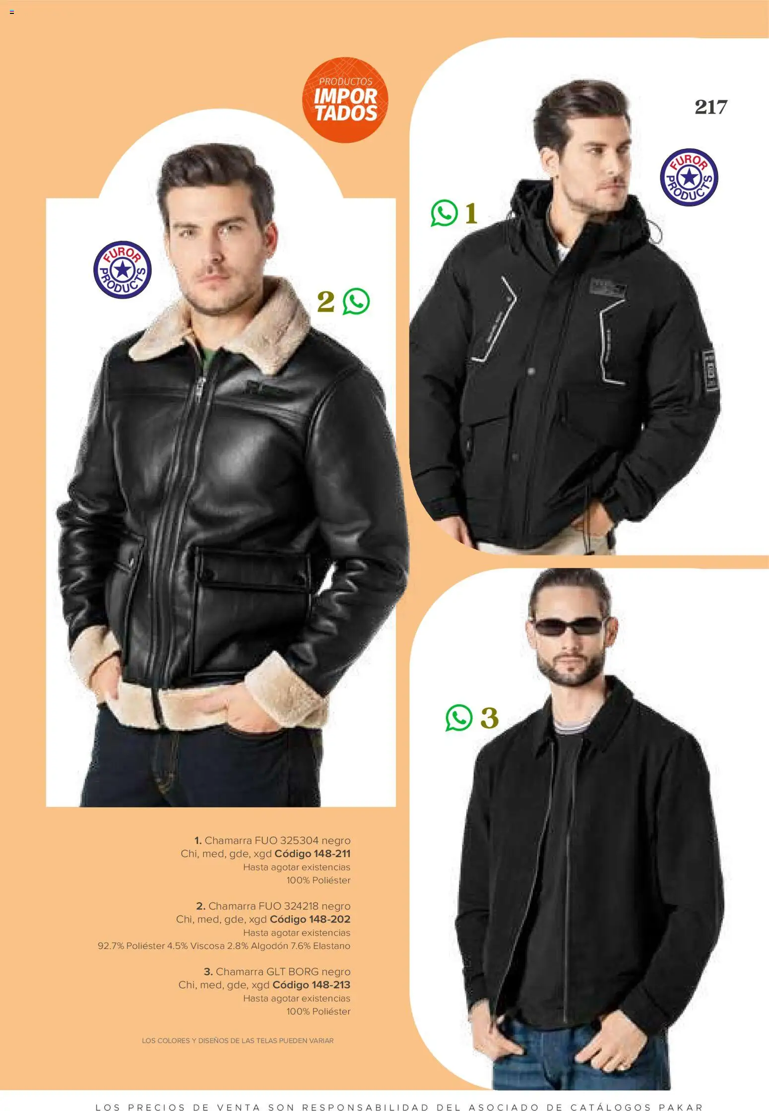 Vista previa las ofertas de la tienda SC Pakar - SC Pakar catálogo Ropa desde el 31/07/2026 
