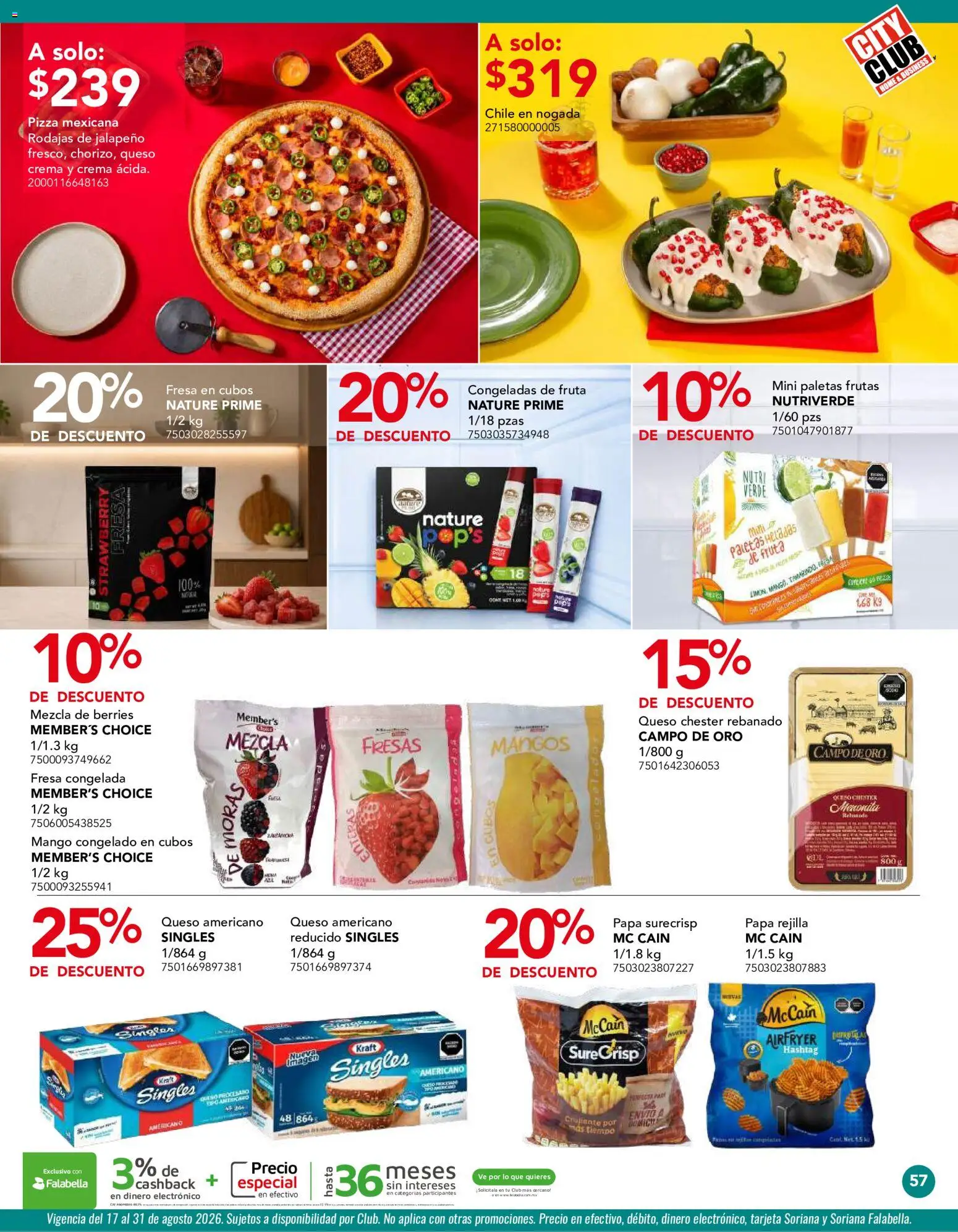 Vista previa las ofertas de la tienda City Club - City Club catálogo desde el 03/08/2026 