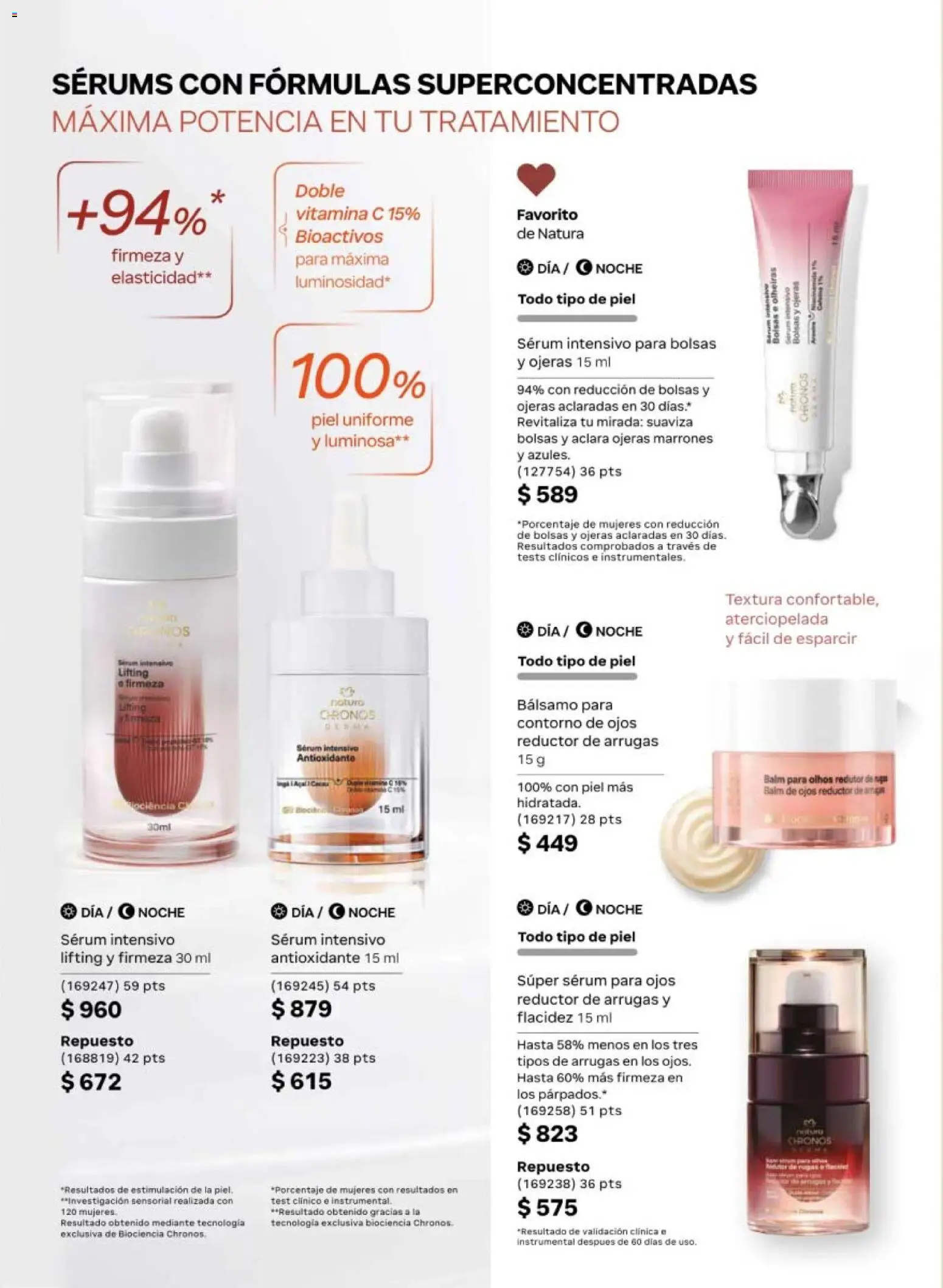 Vista previa las ofertas de la tienda Natura - Natura campaña 6 2026 desde el 02/04/2026 - Serum, Contorno de ojos, Contorno, Bálsamo