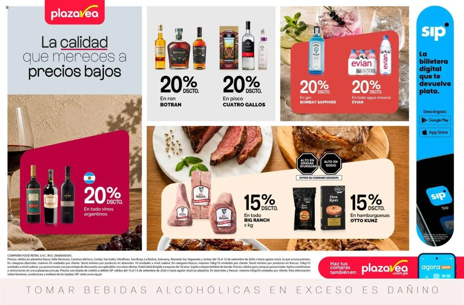 Vista previa de Catálogo Plaza Vea - AVISO TIENDAS SELECCIONADAS 2 de la tienda Plaza Vea válido desde 10/09/2026