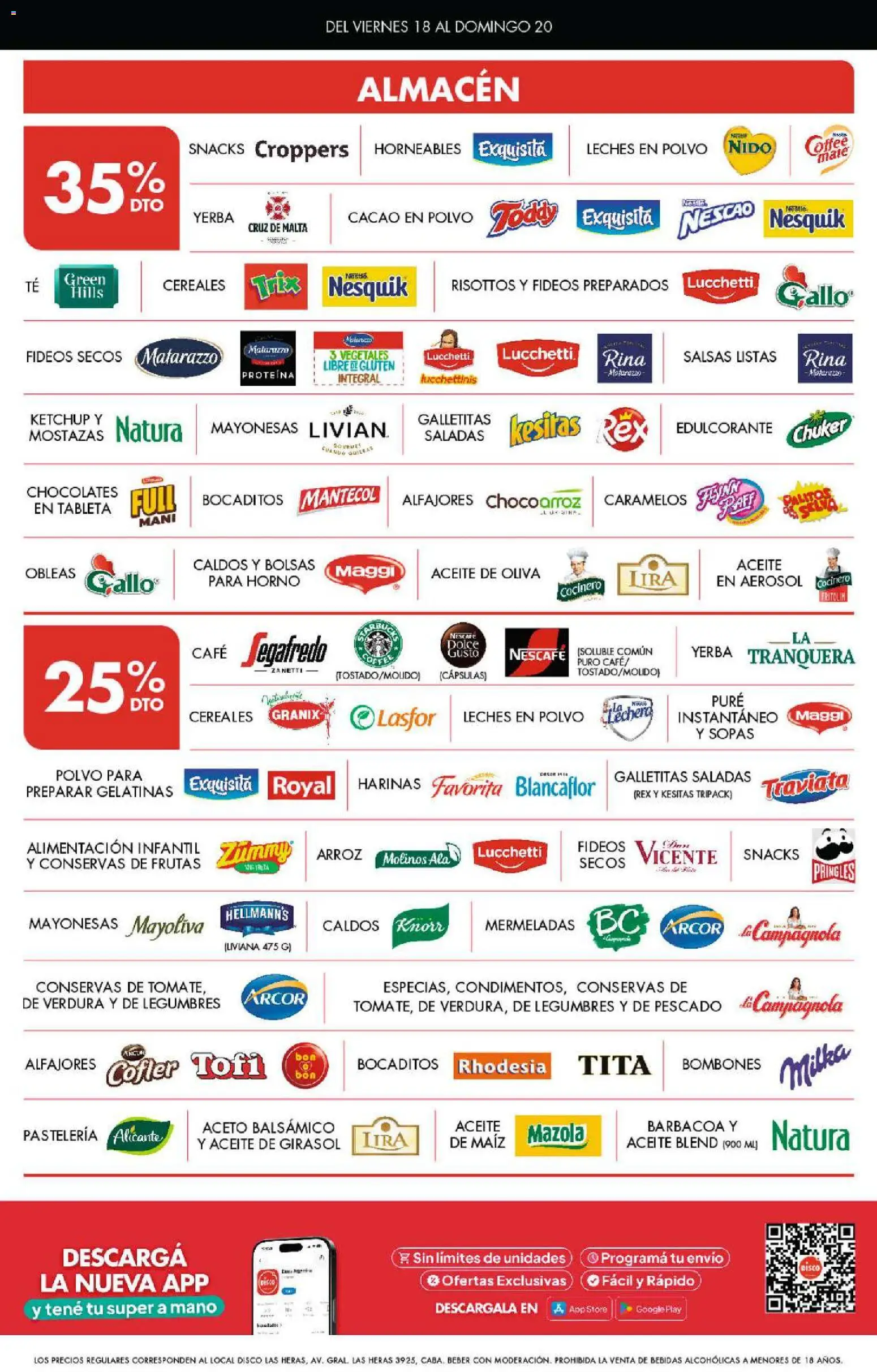 Vista previa del folleto de la tienda Disco válido desde el 18/09/2026 