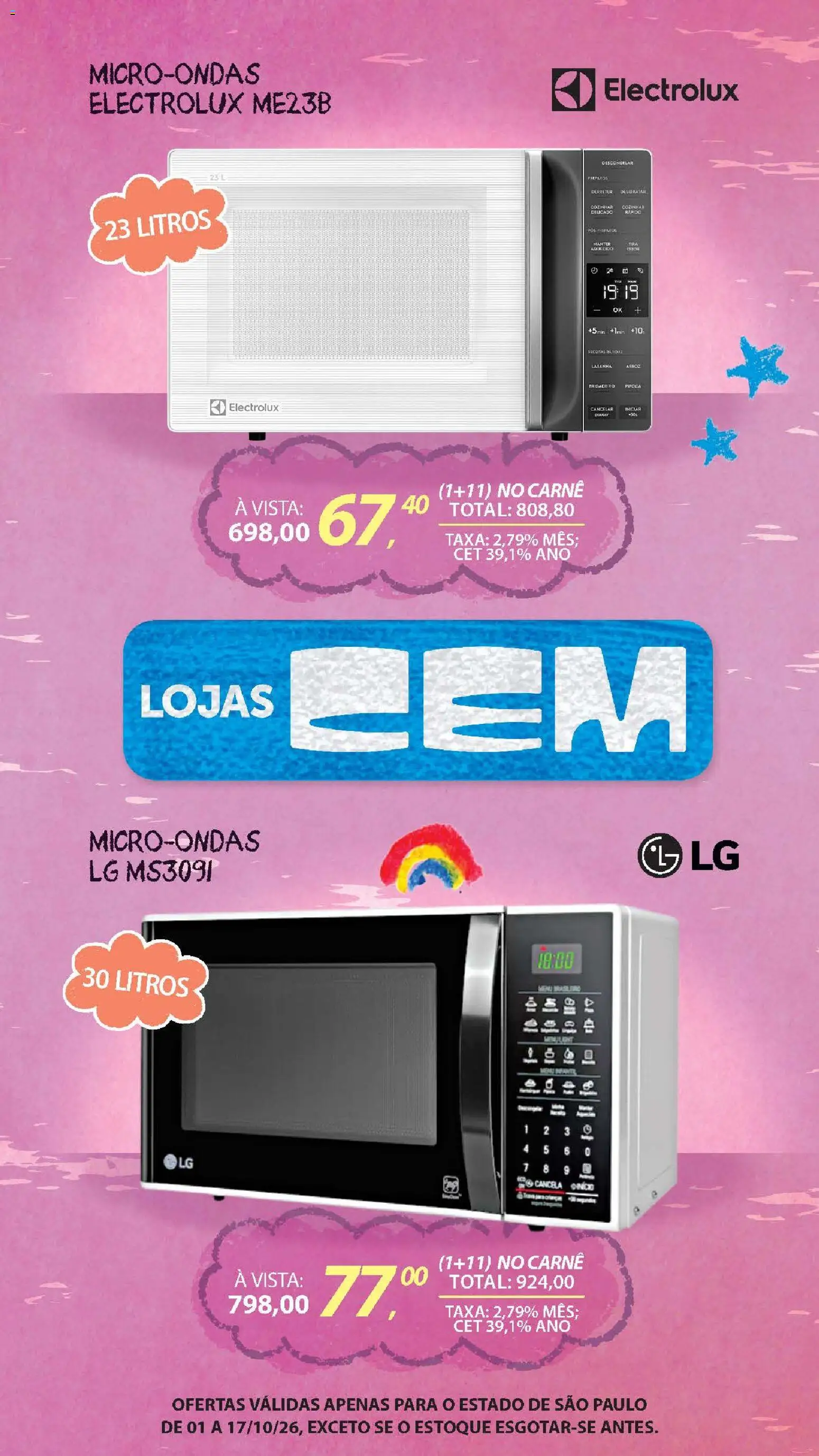 Ofertas Lojas Cem até 17/10/2026. - Página 70