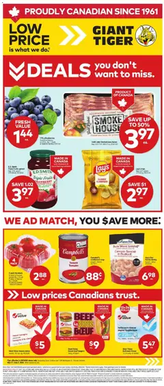 Un aperçu du dépliant Weekly Flyer du magasin Giant Tiger est valide à partir 27 mai 2026