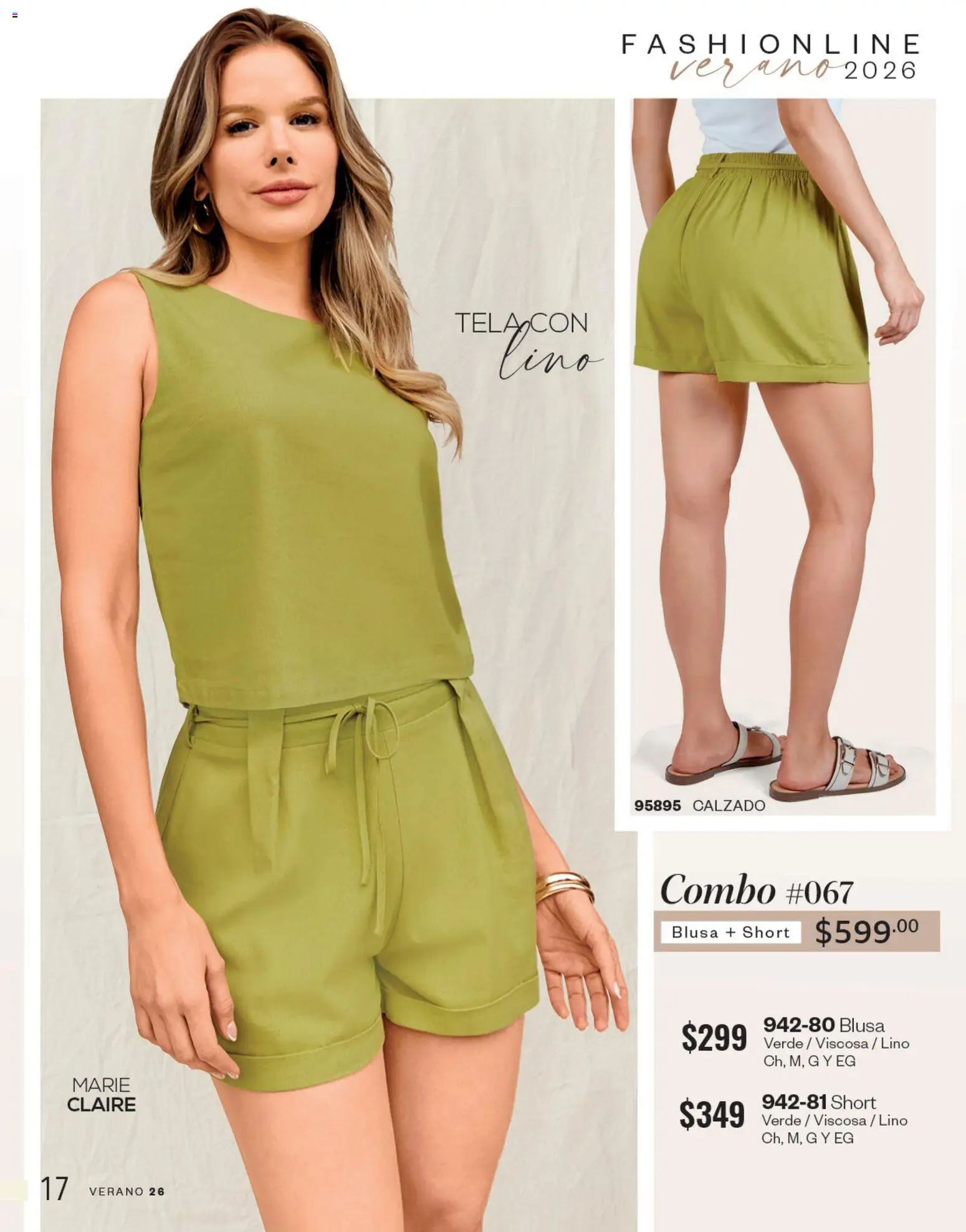 Vista previa las ofertas de la tienda Cklass - Cklass catálogo Novedades de verano calzado desde el 01/05/2026 - Short, Blusa