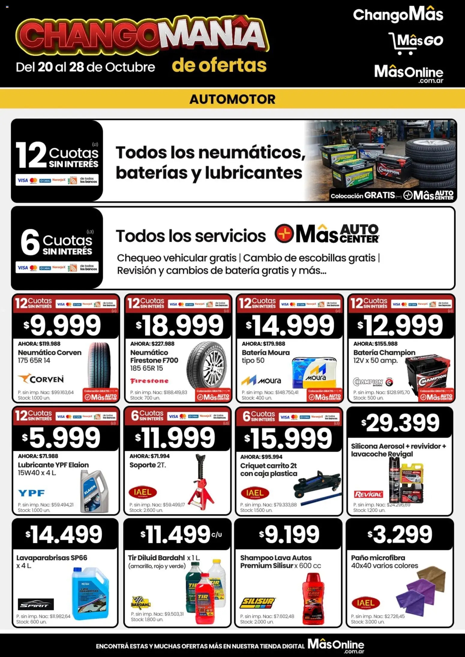 Vista previa del folleto de la tienda Changomas válido desde el 20/10/2026 