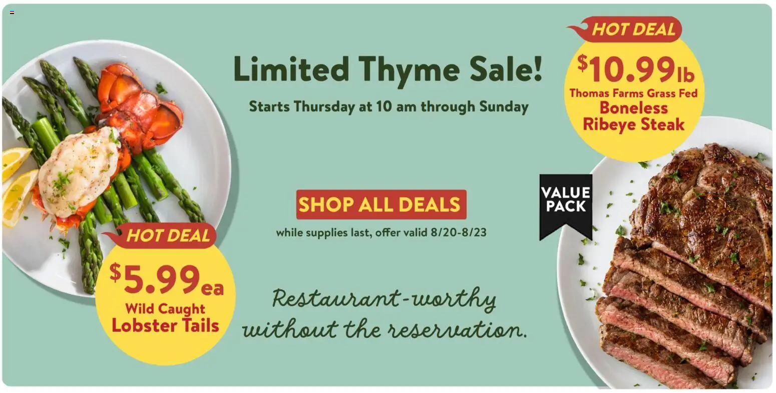 Ad Preview of Fresh Thyme Fresh Thyme Weekly Ad from 08/19/2026