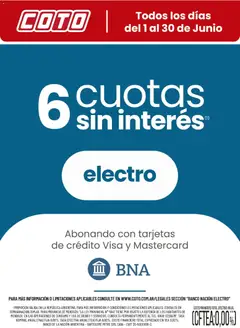 Vista previa del folleto de la tienda Coto válido desde el 01/06/2026 