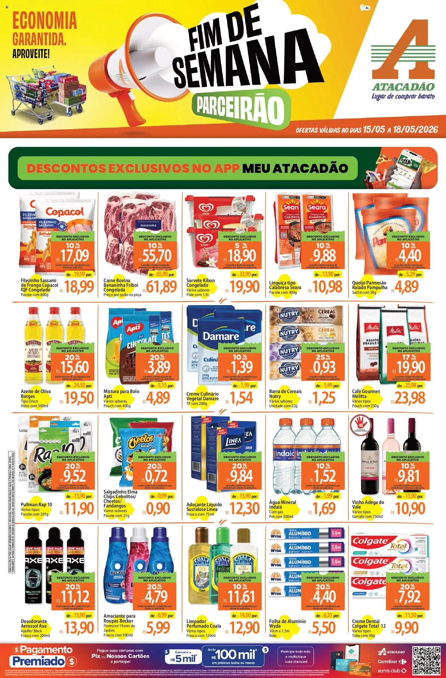 Pré-Visualização do folheto "Atacadão ofertas - AL" da loja Atacadão válido a partir de 15/05/2026