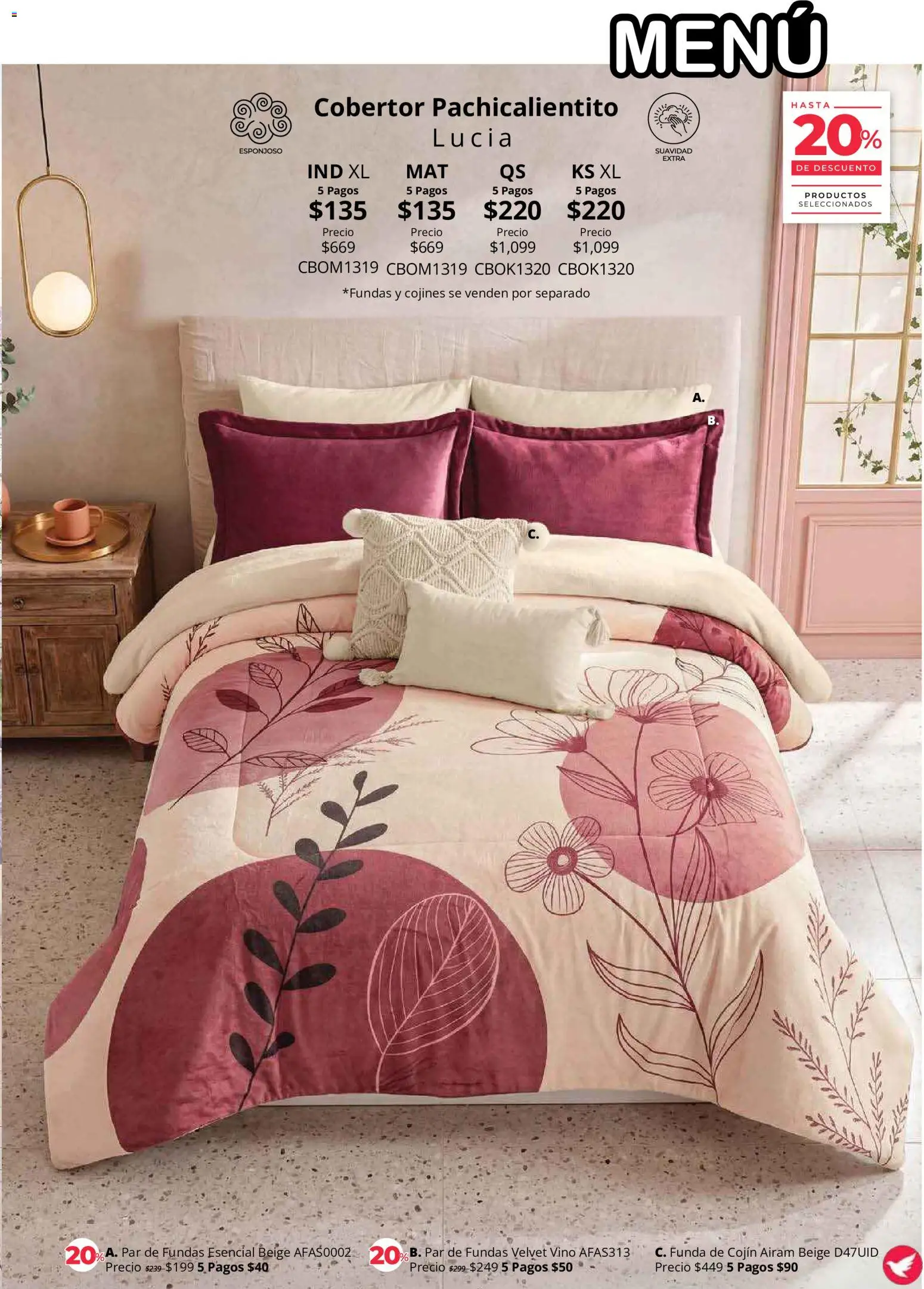 Vista previa las ofertas de la tienda Colchas Concord - Colchas Concord catálogo Colección Cobertor desde el 01/08/2026 
