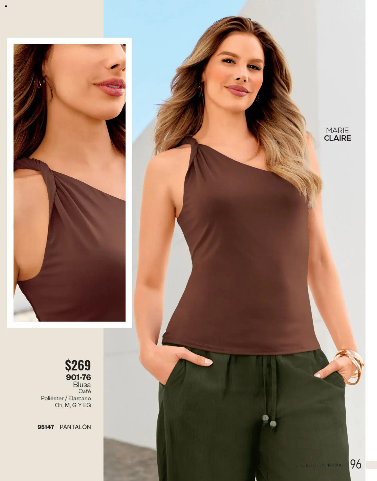 Vista previa las ofertas de la tienda Cklass - Cklass catálogo Novedades de verano calzado desde el 01/05/2026 - Café, Ropa, Blusa