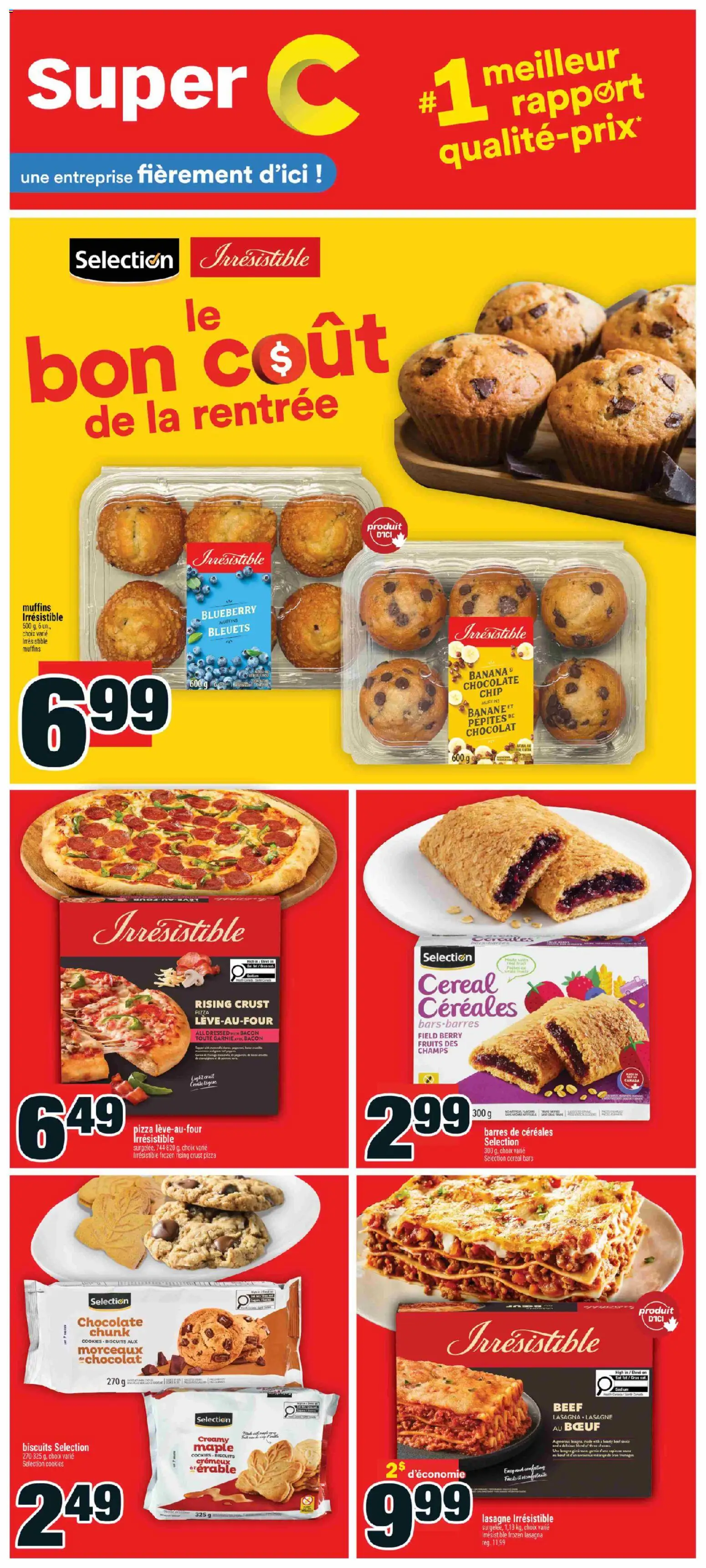 Preview of leaflet Super C circulaire - Le bon coût de la rentrée from shop Super C is valid from Sep 03, 2026