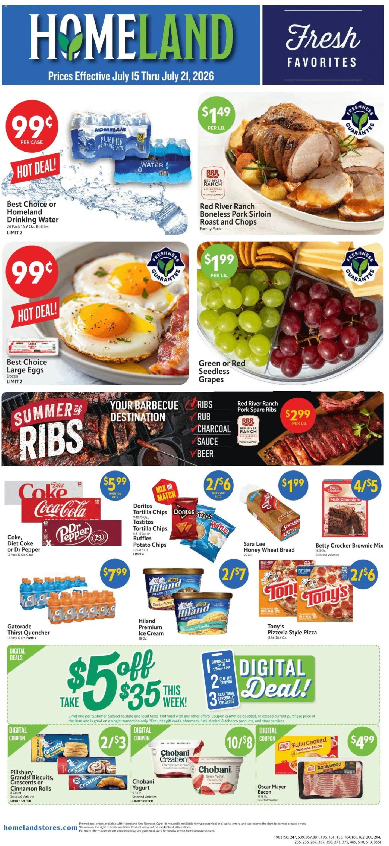 Homeland Weekly Ad from 07/15/2026 >> Flyer