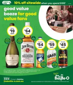 Preview of catalogue The Bottle-O catalogue BAIRNSDALE from shop The Bottle-O valid 14/09/2026