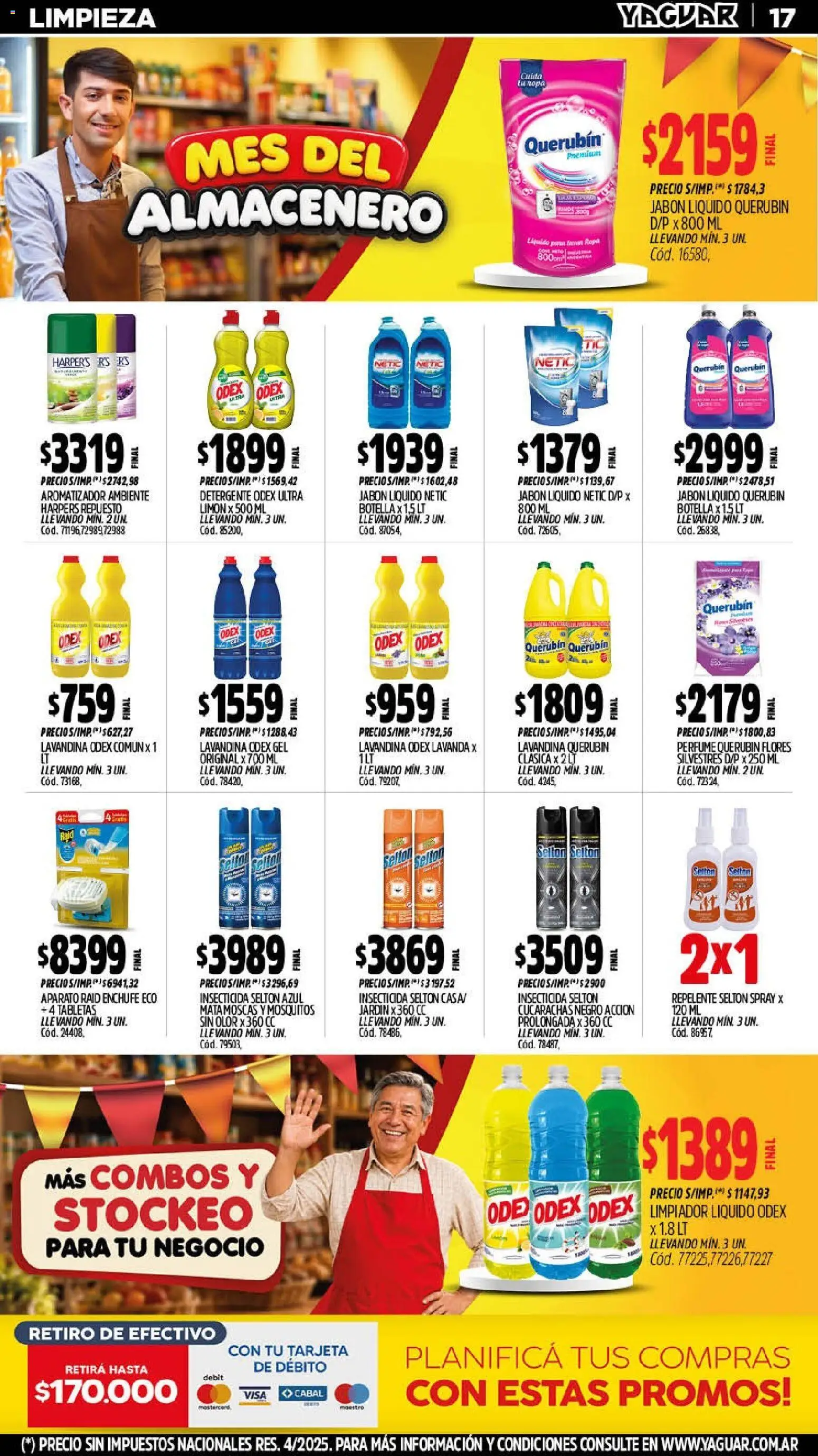 Vista previa del folleto de la tienda Yaguar válido desde el 07/09/2026 - Flores, Perfume, Botella, Enchufe, Jabón, Jabón líquido, Insecticida, Aromatizador