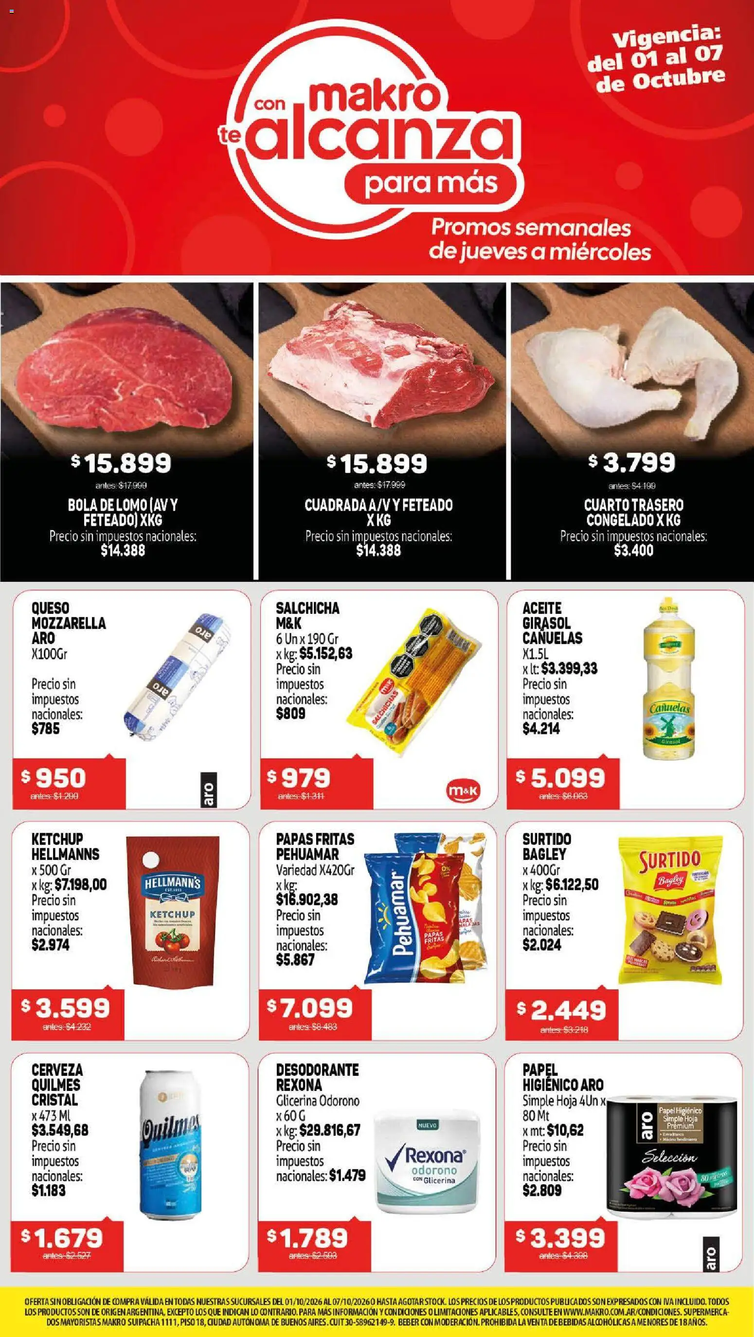 Vista previa del folleto de la tienda Makro válido desde el 01/10/2026 
