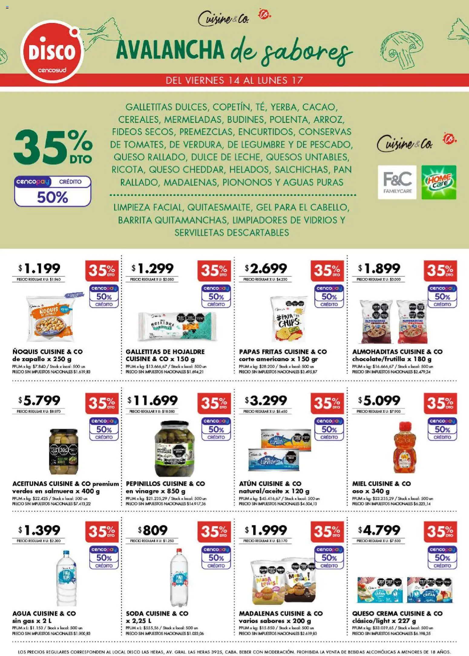 Vista previa del folleto de la tienda Disco válido desde el 13/08/2026 