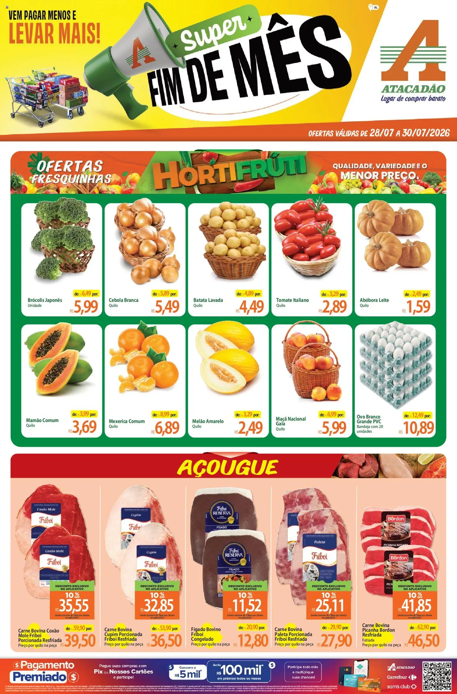 Pré-Visualização do folheto "Atacadão ofertas - AL" da loja Atacadão válido a partir de 28/07/2026