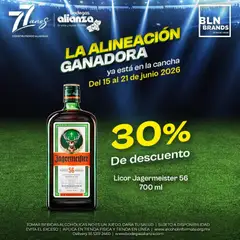 Vista previa las ofertas de la tienda Bodegas Alianza - Bodegas Alianza catálogo La alineación ganadora desde el 15/06/2026 