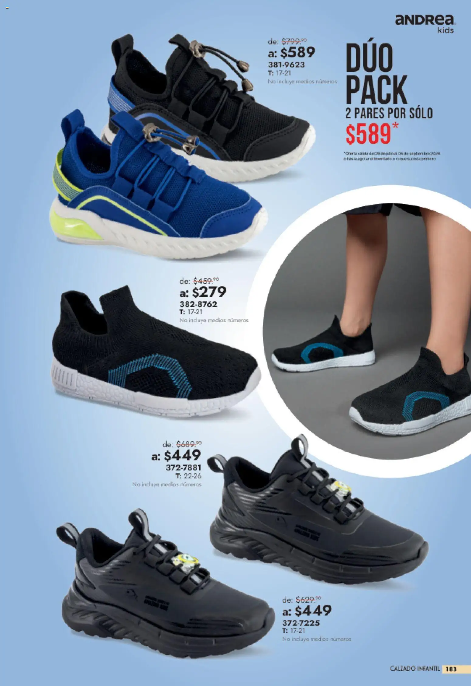Vista previa las ofertas de la tienda Andrea - Andrea catálogo Outlet desde el 26/07/2026 