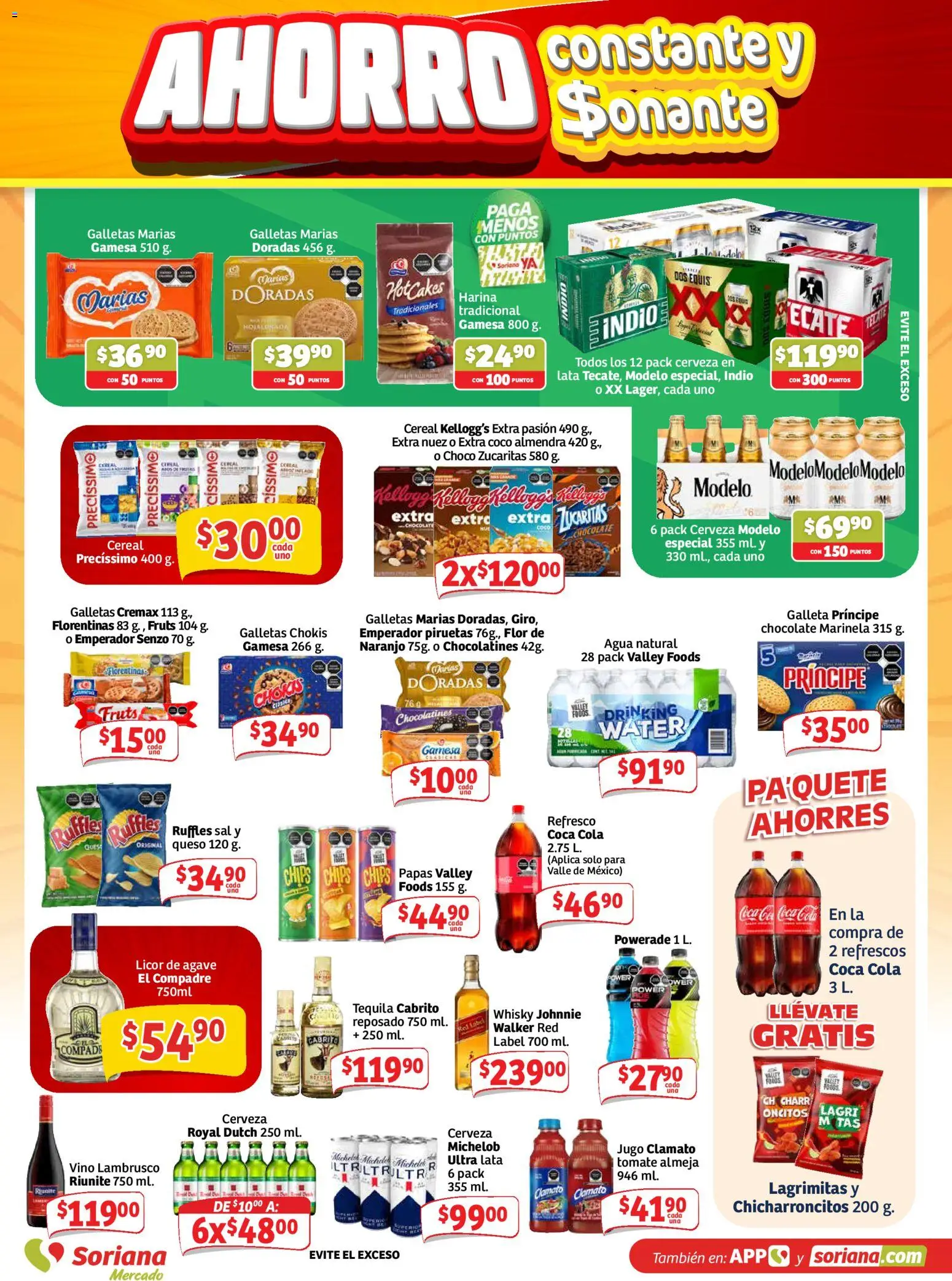 Vista previa las ofertas de la tienda Soriana - Soriana Ahorro constante y sonante Mercado Nacional desde el 31/07/2026 