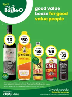 Preview of catalogue The Bottle-O catalogue Bayswater from shop The Bottle-O valid 12/10/2026