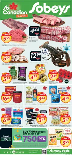 Preview of leaflet Sobeys weekly flyer / circulaire from shop Sobeys is valid from May 07, 2026