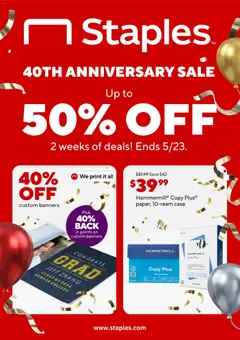 Ad Preview of Staples Staples Weekly Ad from 05/10/2026