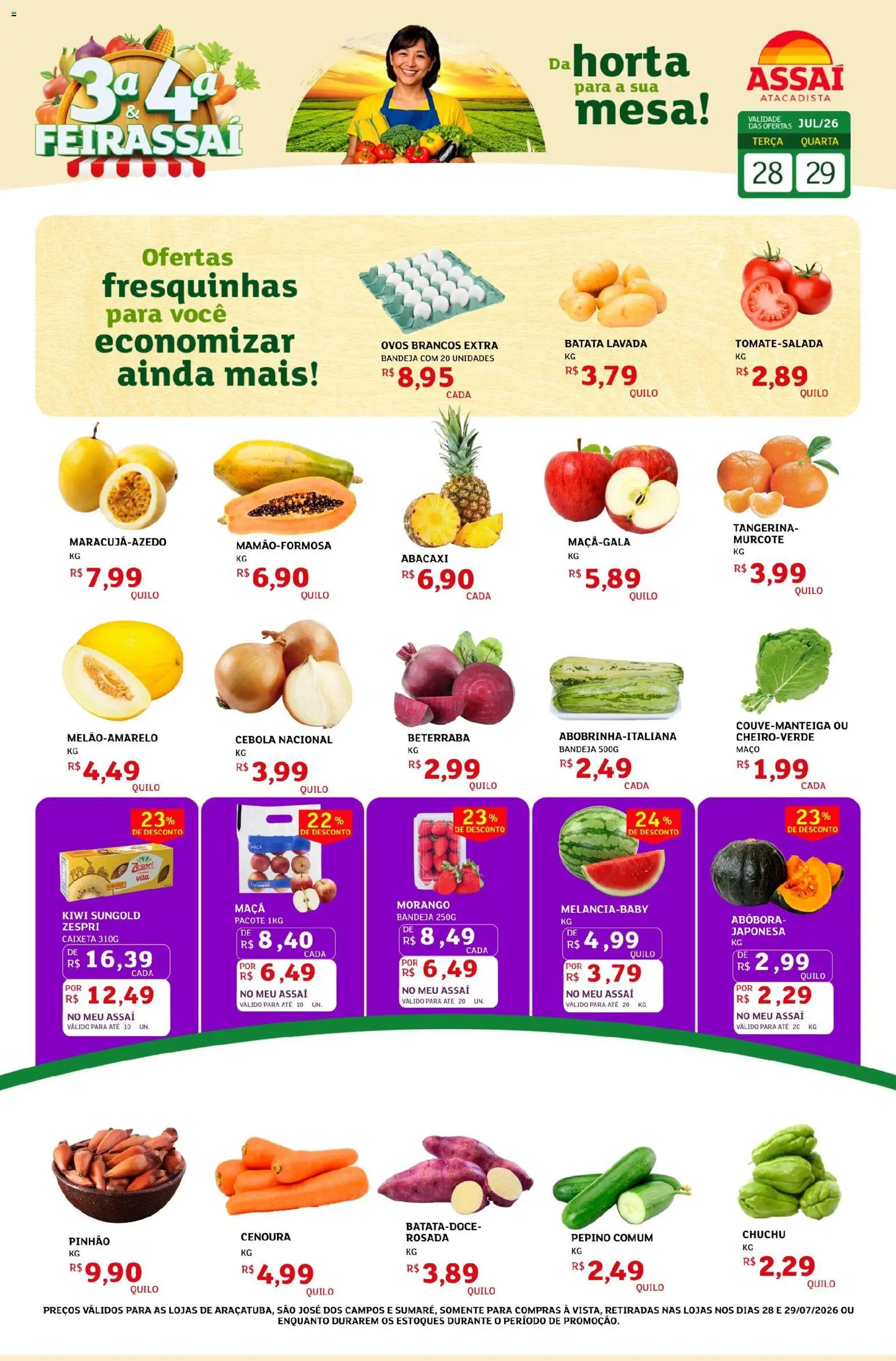 Pré-Visualização do folheto "Assaí Atacadista ofertas - SP" da loja Assaí Atacadista válido a partir de 28/07/2026