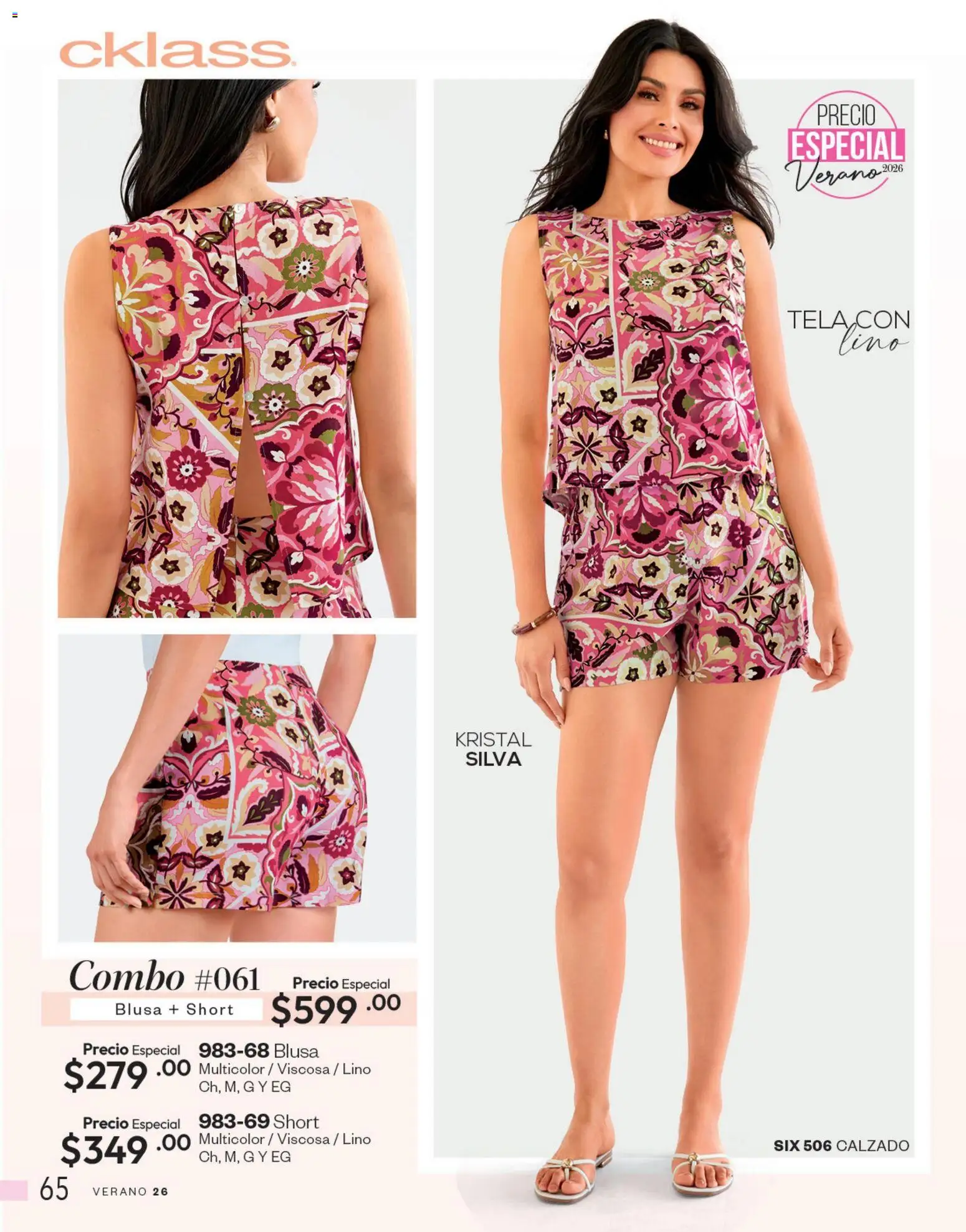 Vista previa las ofertas de la tienda Cklass - Cklass catálogo Novedades de verano calzado desde el 01/05/2026 - Short, Blusa