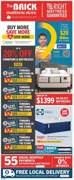 Preview of leaflet The Brick - Brick Mattress Store from shop The Brick is valid from Sep 29, 2026