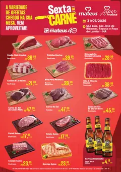 Pré-Visualização do folheto "Mateus ofertas Sexta da Carne" da loja Mateus válido a partir de 31/07/2026