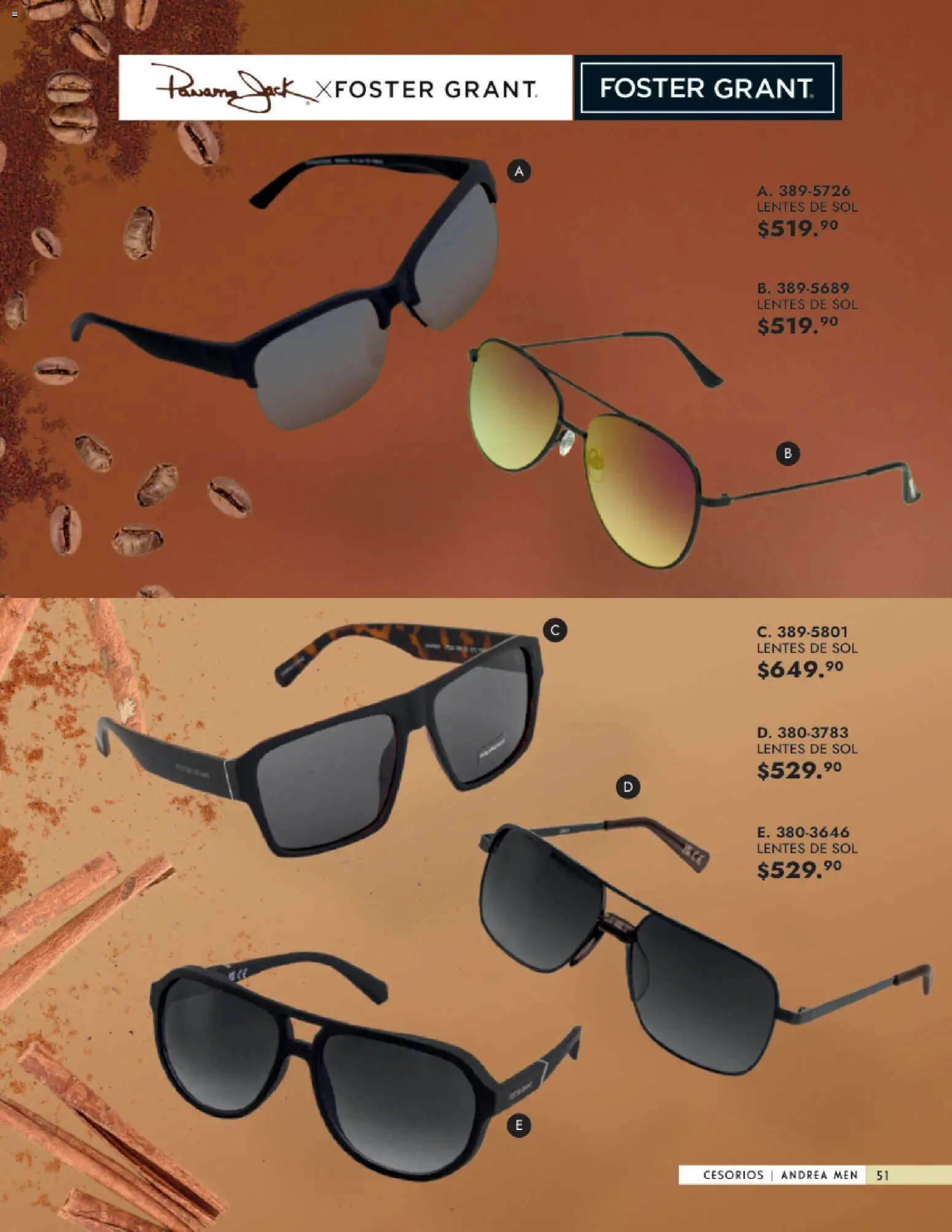 Vista previa las ofertas de la tienda Andrea - Catálogo Primavera desde el 25/01/2026 - Lentes, Lentes de sol