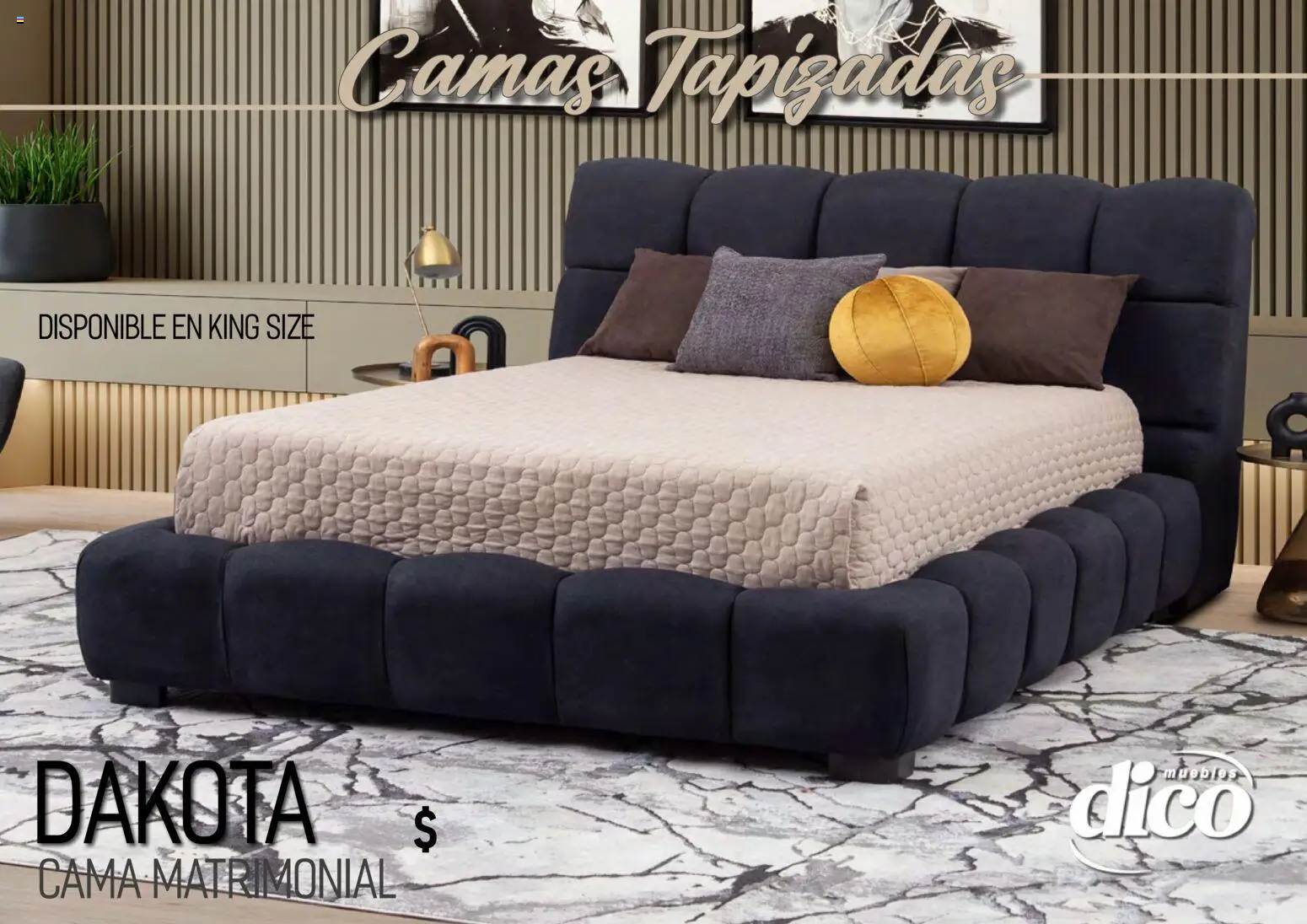 Vista previa las ofertas de la tienda Muebles Dico - Muebles Dico catálogo Camas tapizadas desde el 01/04/2026 - Cama