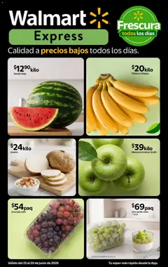 Vista previa las ofertas de la tienda Walmart Express - Walmart Express folleto Calidad a precios bajos desde el 23/06/2026 