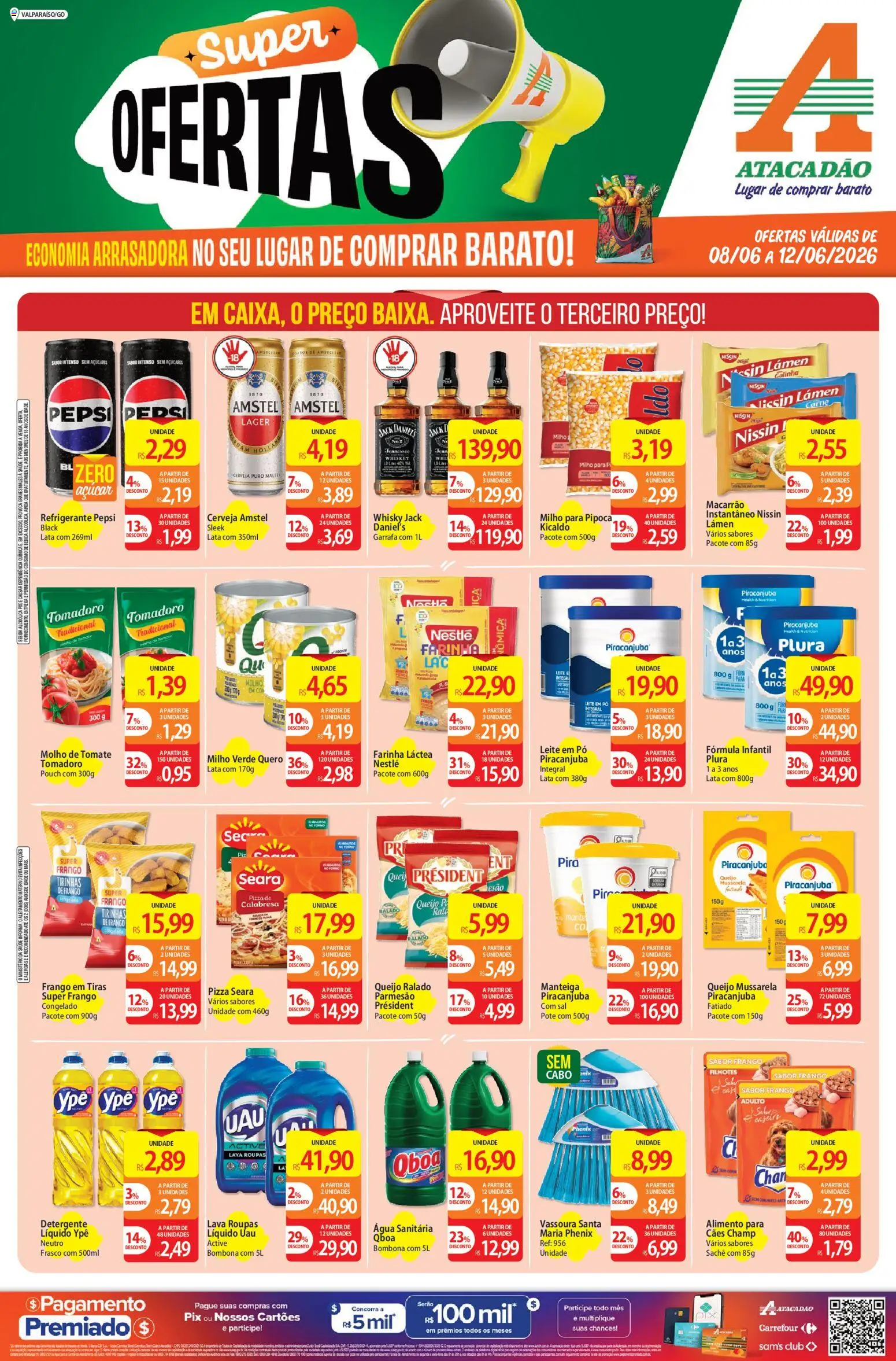 Pré-Visualização do folheto "Atacadão ofertas - GO" da loja Atacadão válido a partir de 08/06/2026